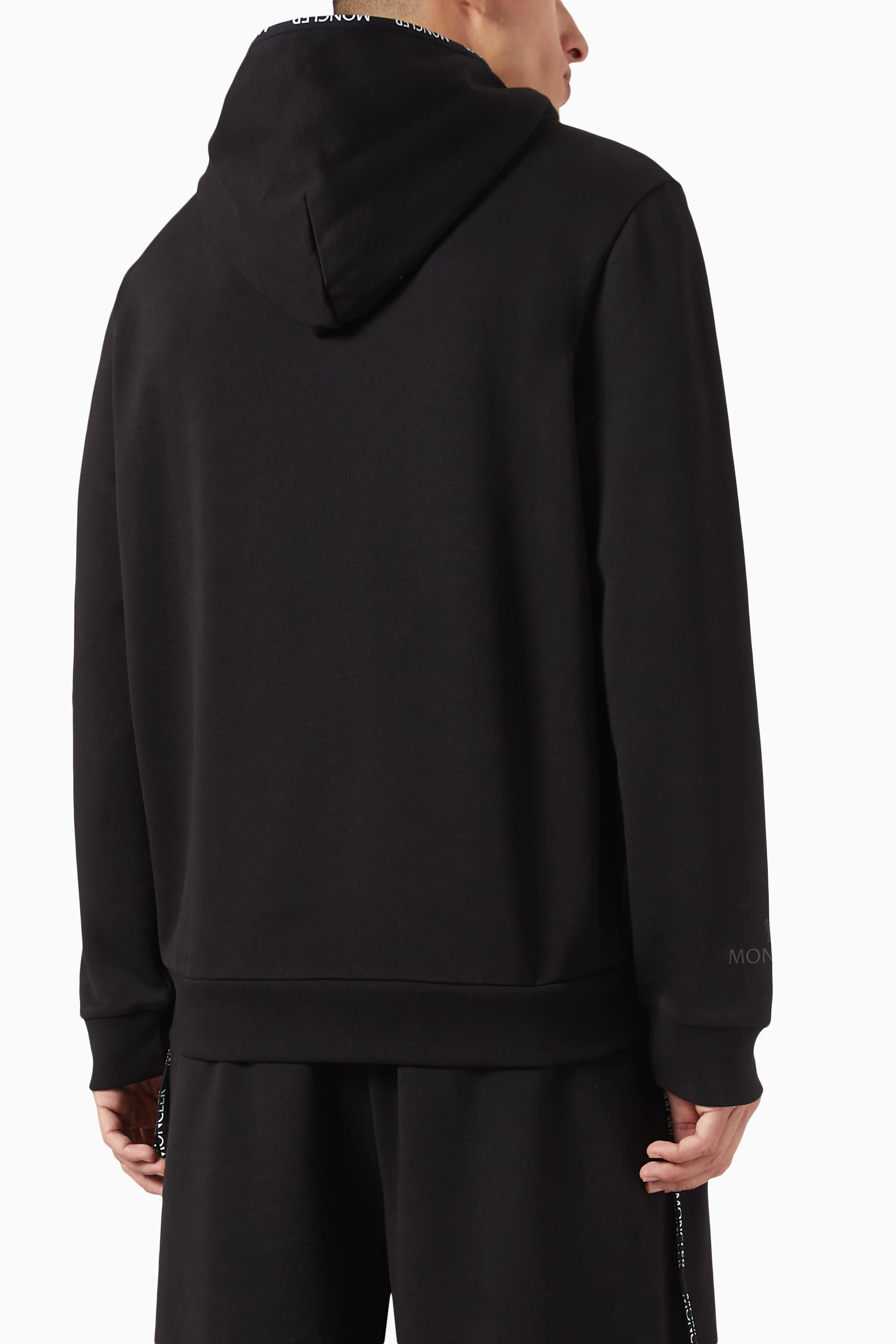 Moncler black hoodie top