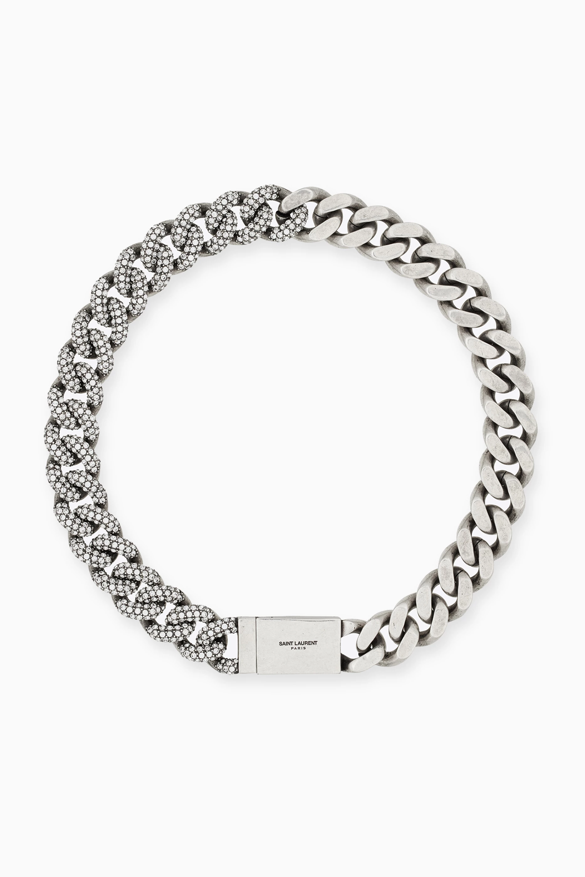 Saint laurent deals curb chain bracelet