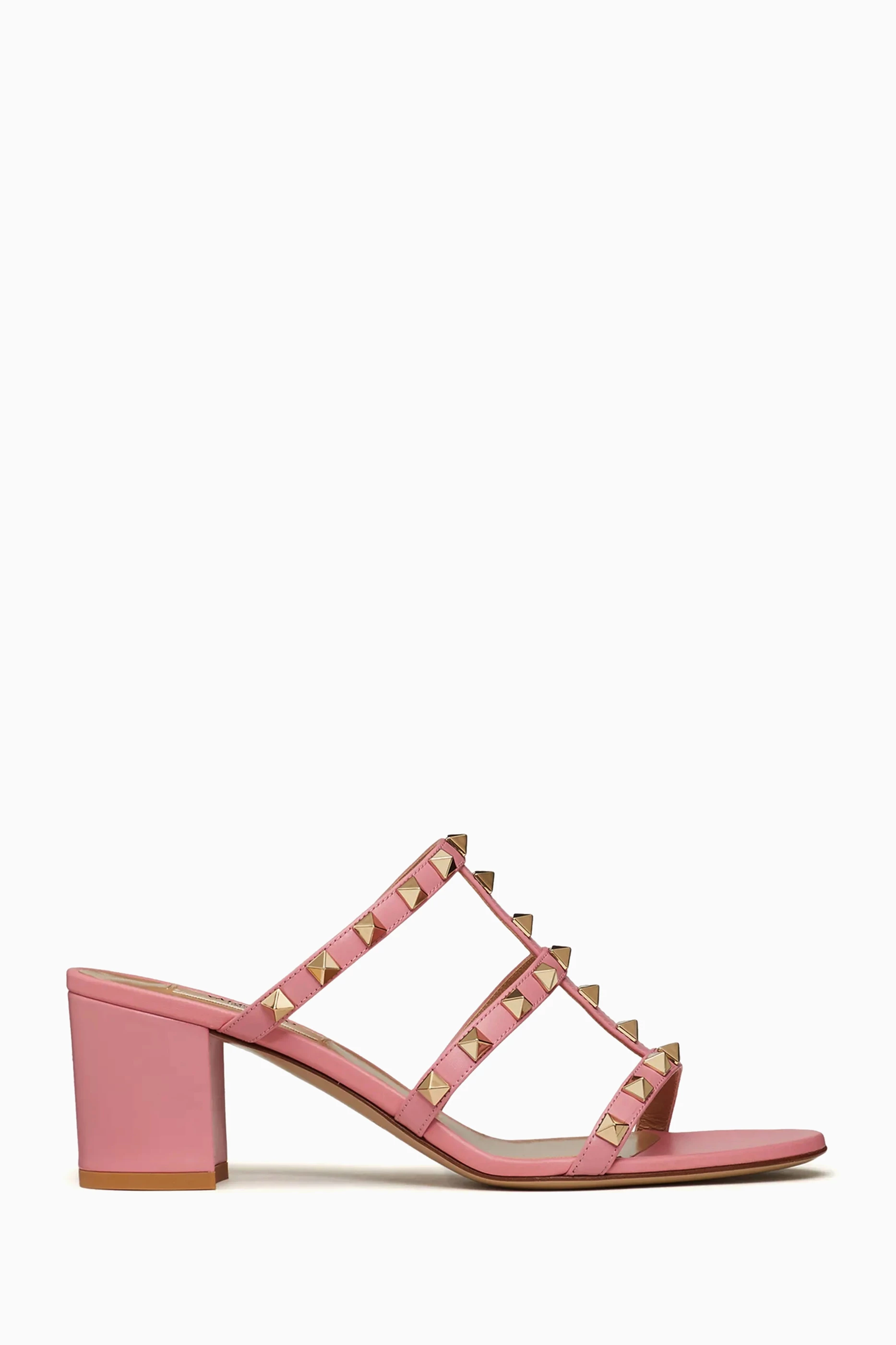 Valentino rockstud sandals pink 2025