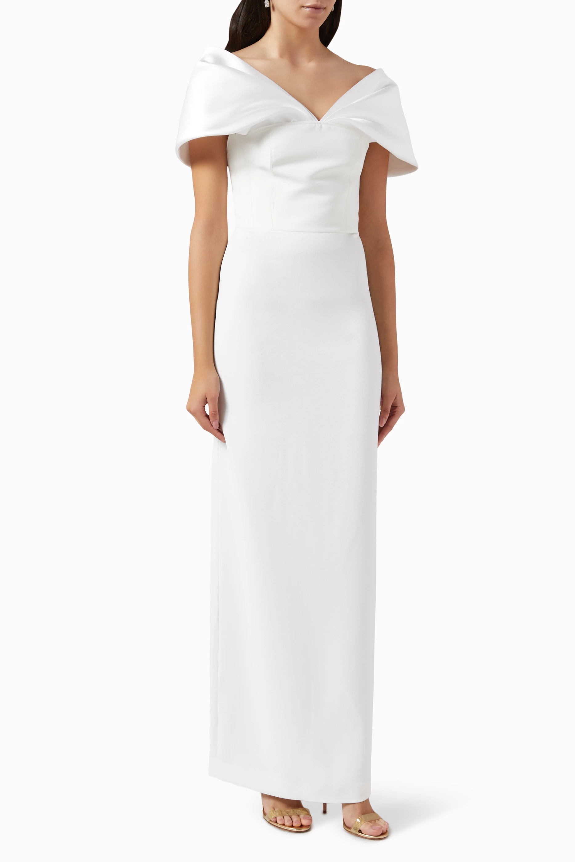 Solace london cheap white dress