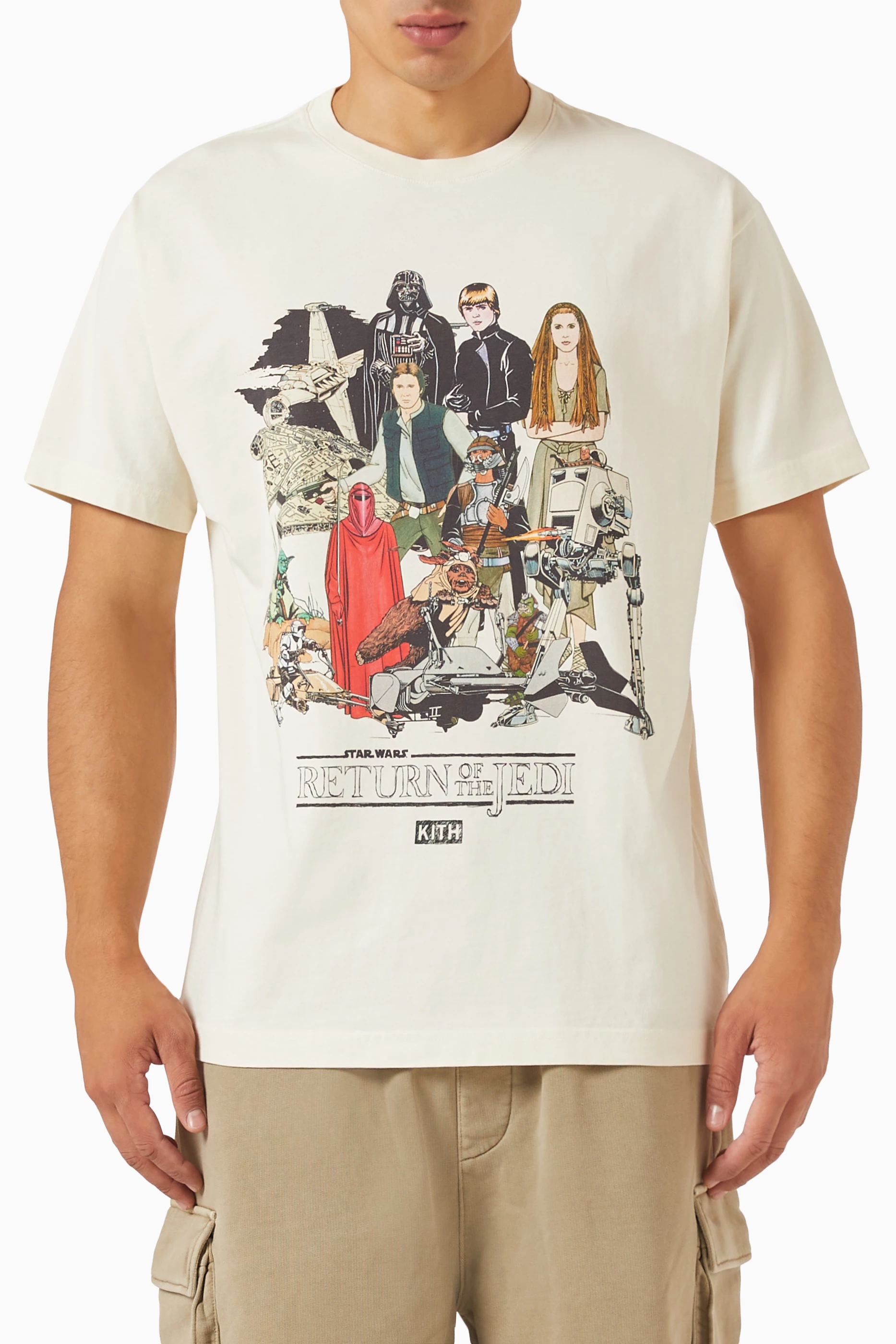 Buy Kith Neutral x Star Wars™ Illustration Vintage T-shirt in Cotton-jersey  for MEN in Kuwait | Ounass