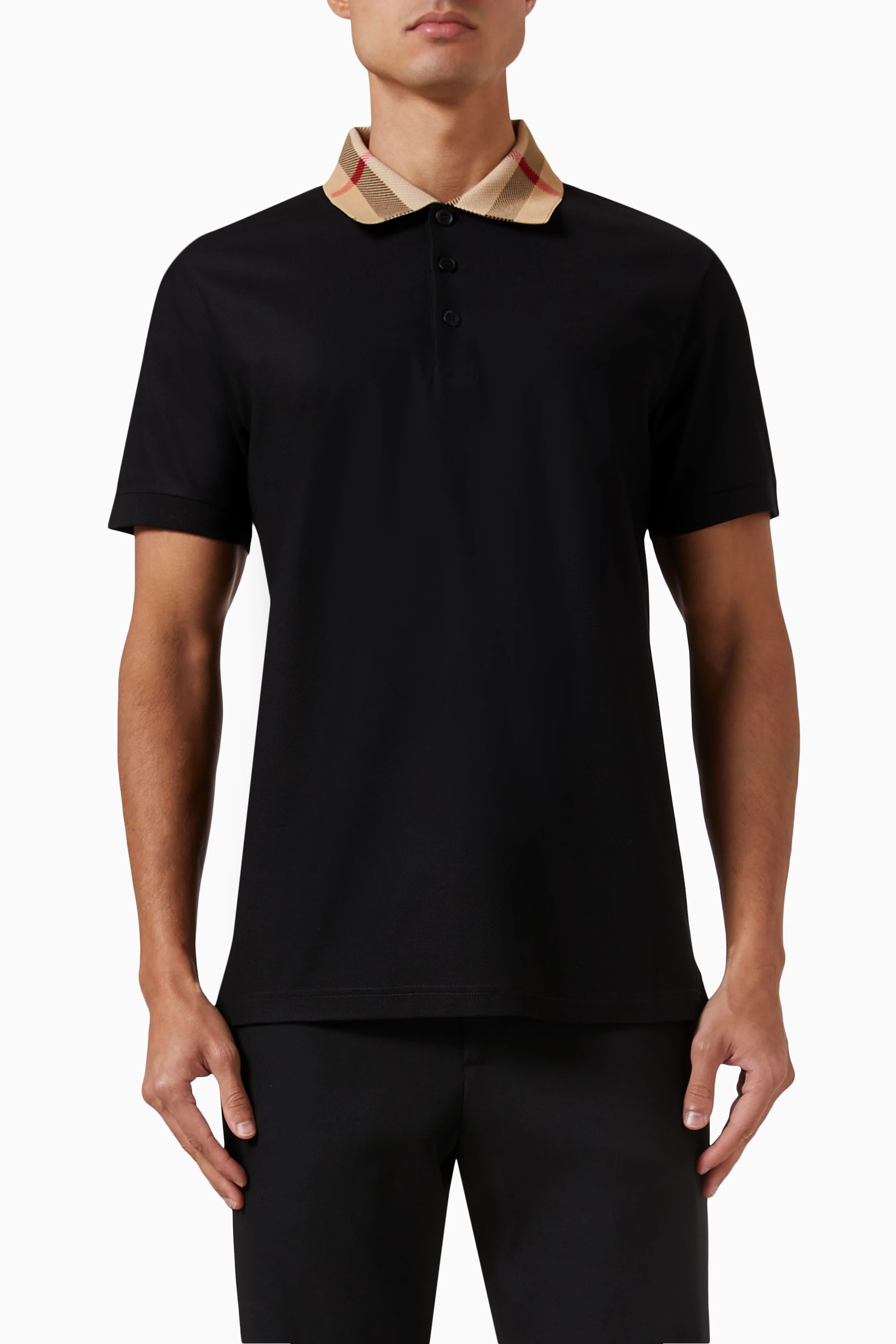 Burberry collar polo discount