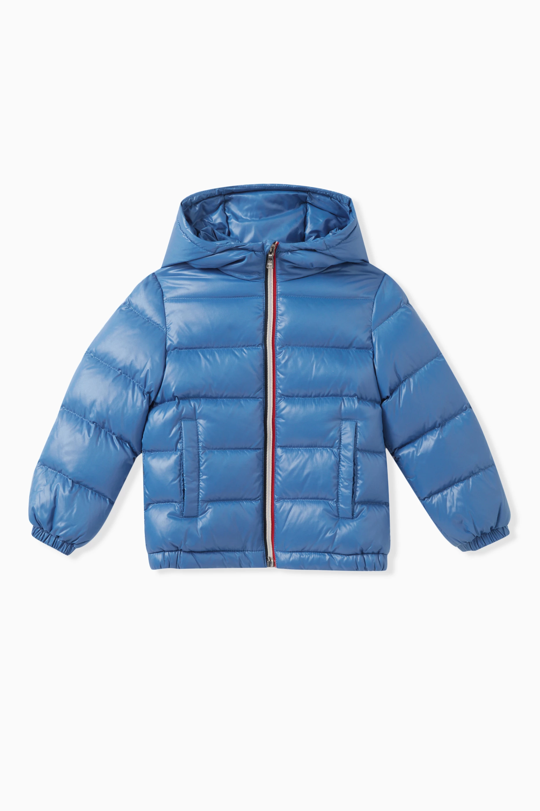 Boys blue top moncler coat