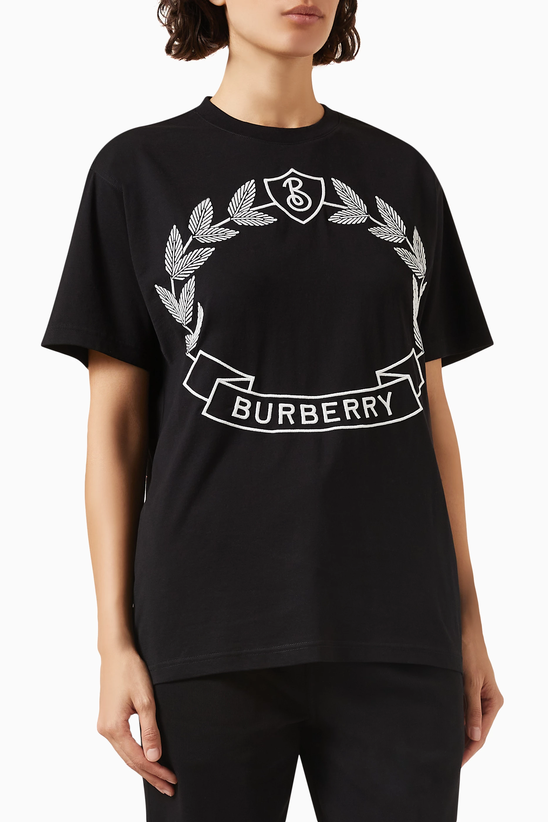 Burberry t shirt woman cheap