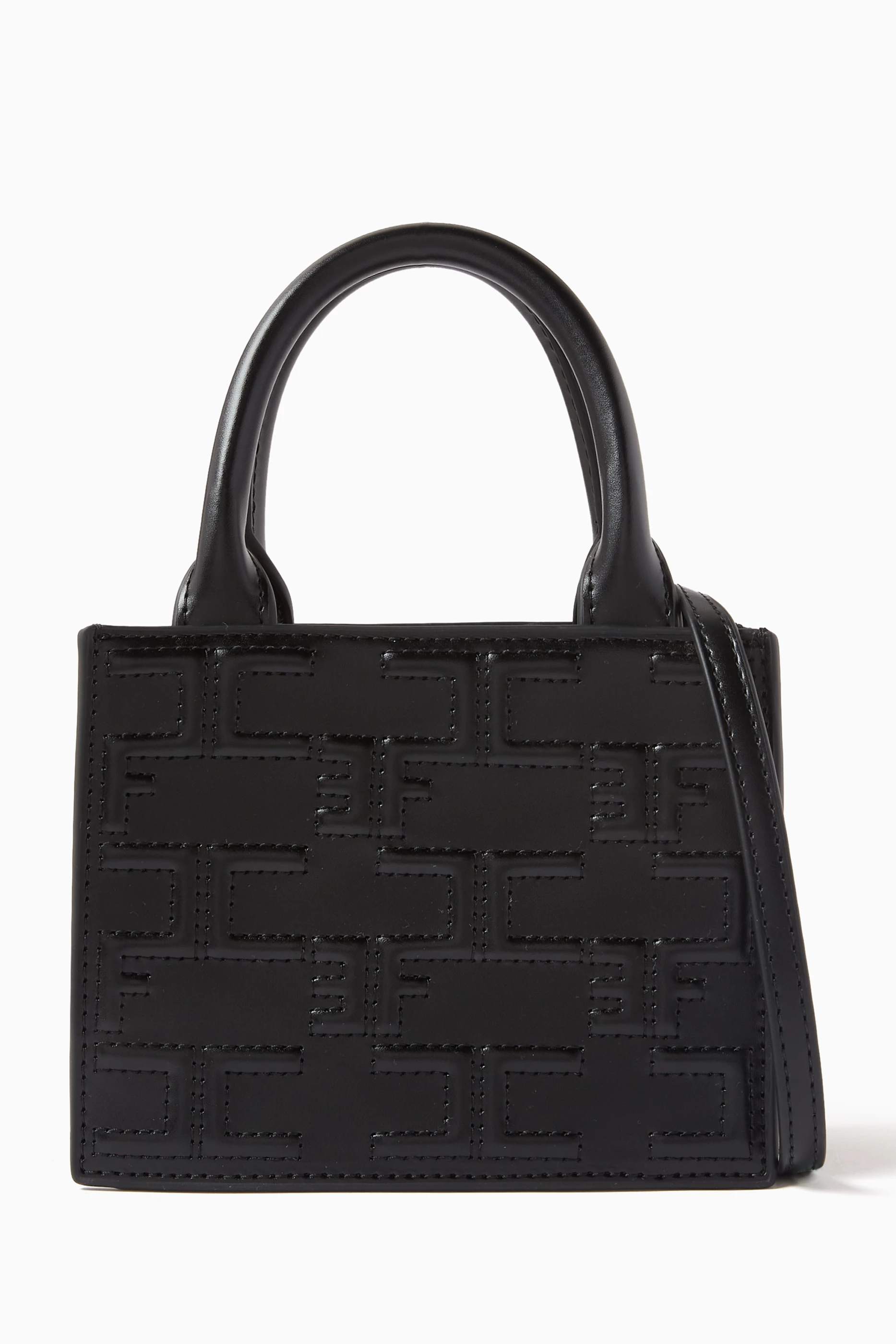 Elisabetta Croc Embossed Handbag