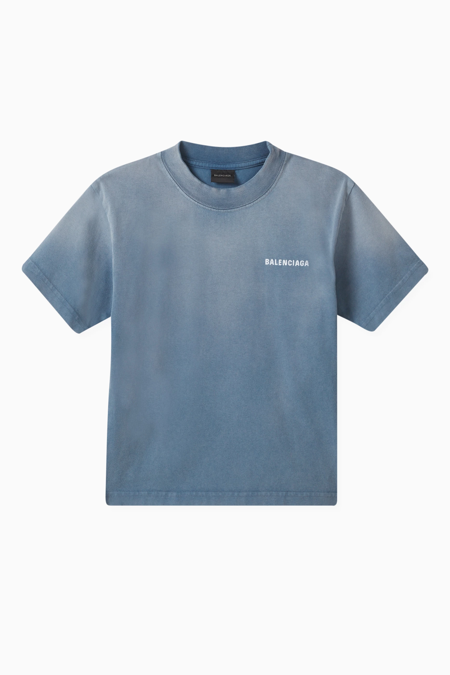 Blue balenciaga clearance t shirt