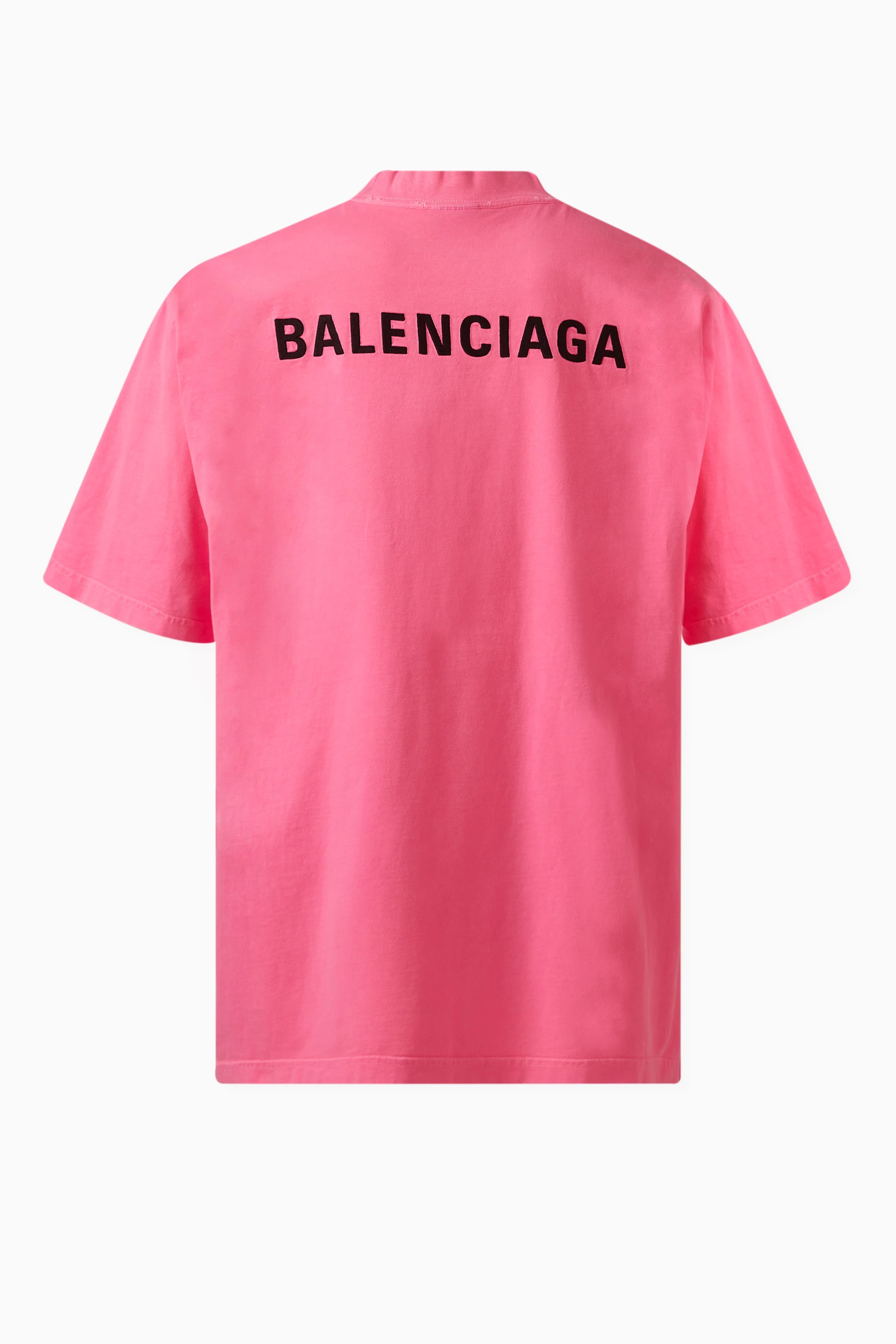 Pink balenciaga shirt sales