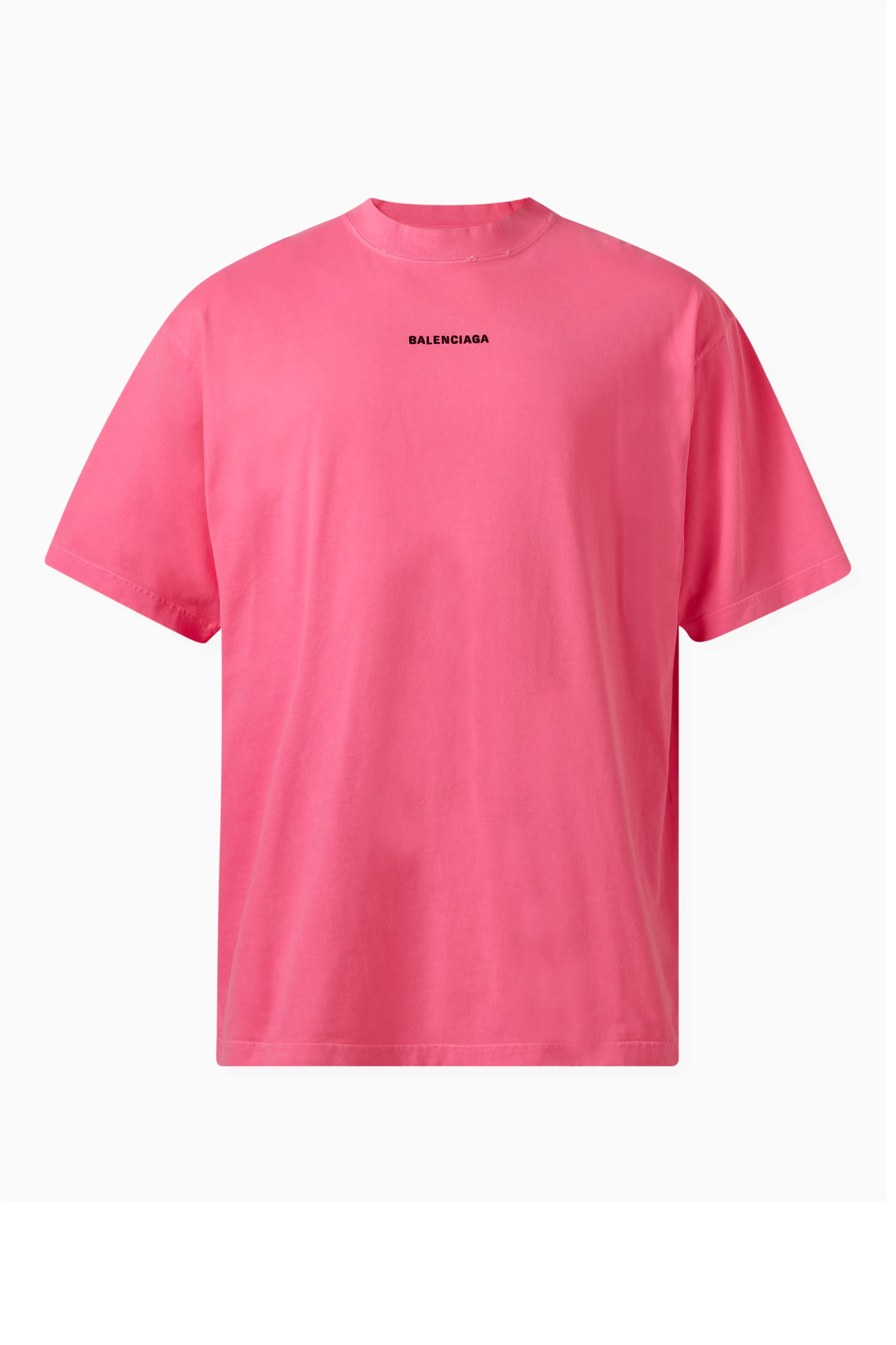 Balenciaga pink outlet t shirt