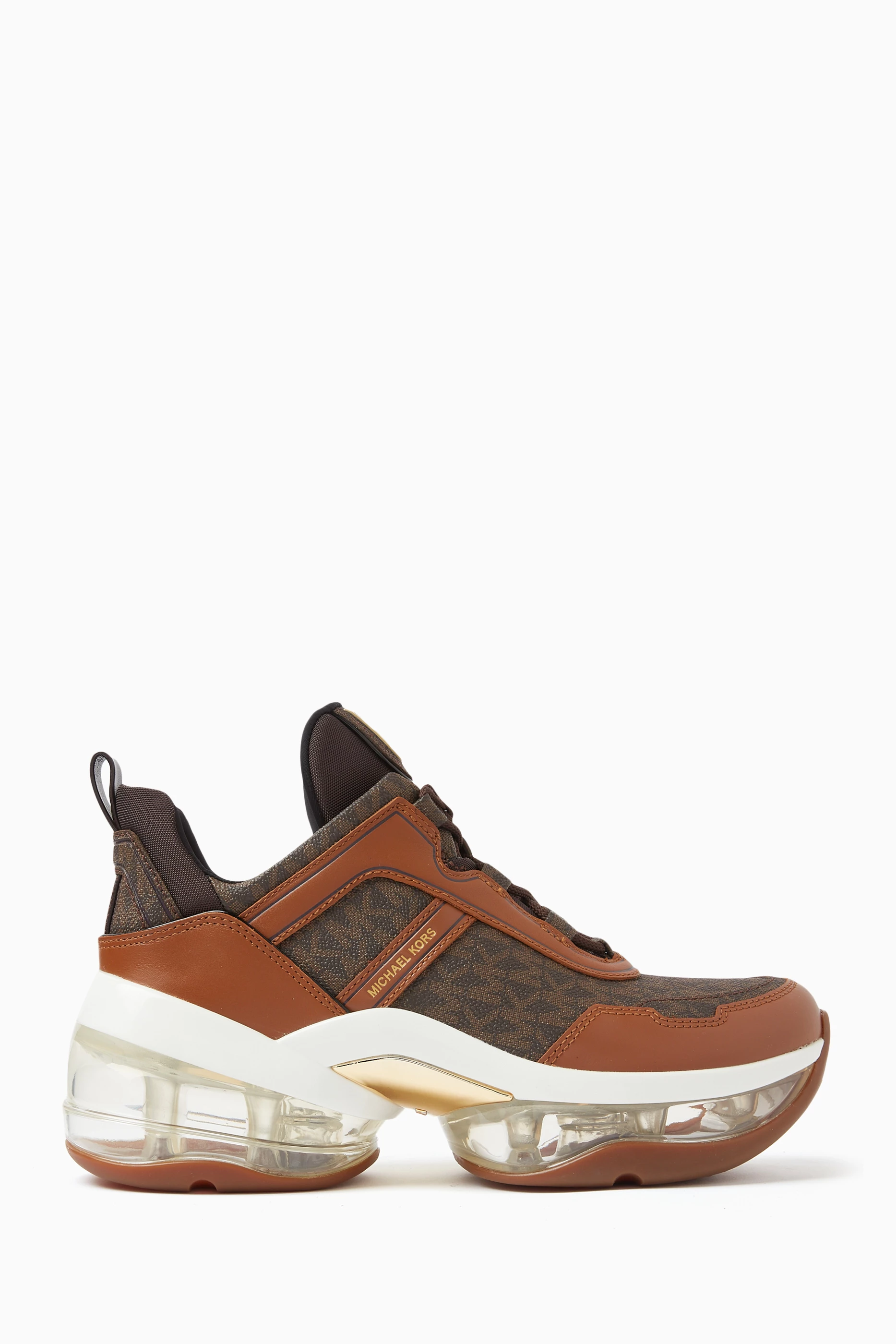Michael kors cheap brown sneakers