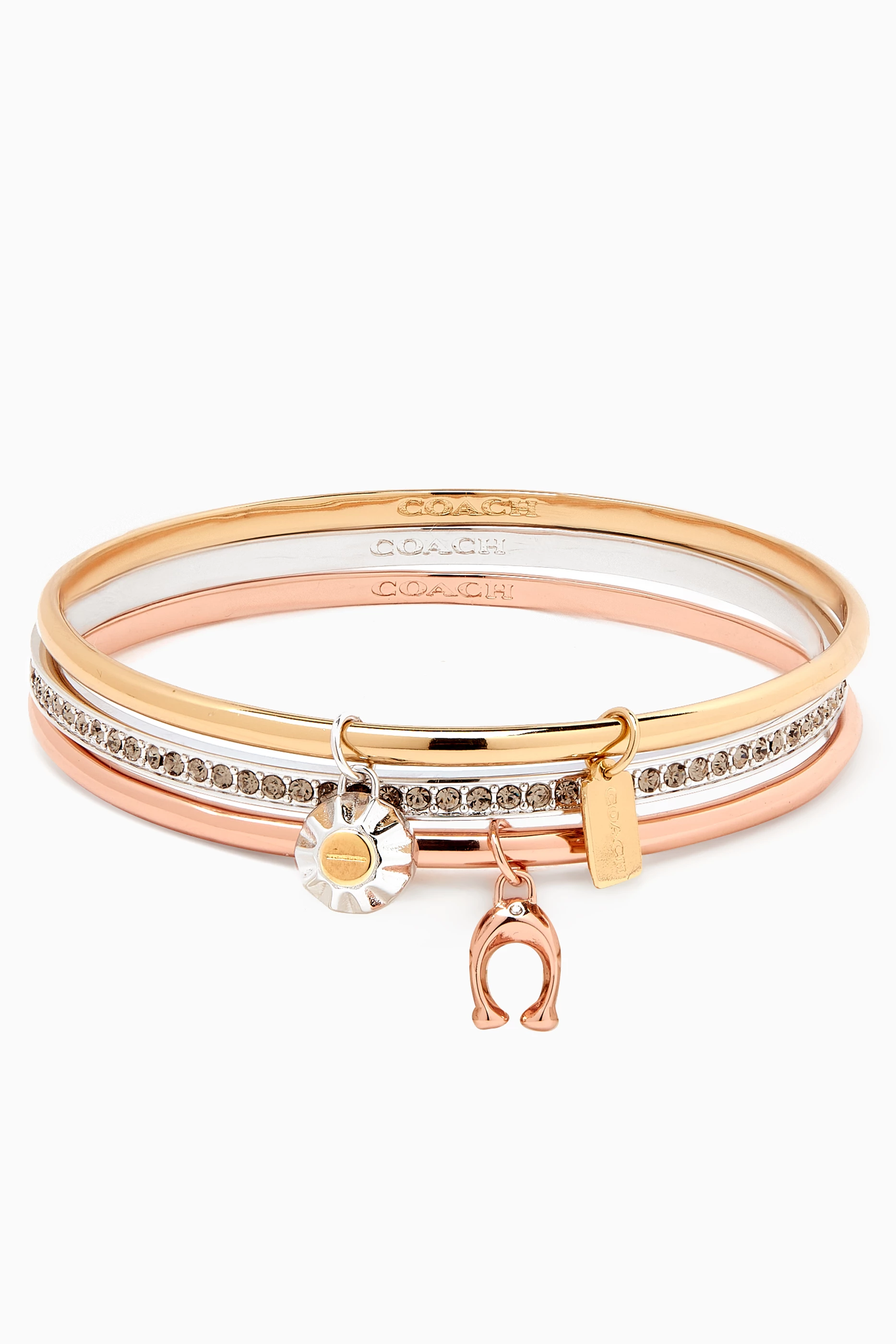 Coach bangle bracelet shop set