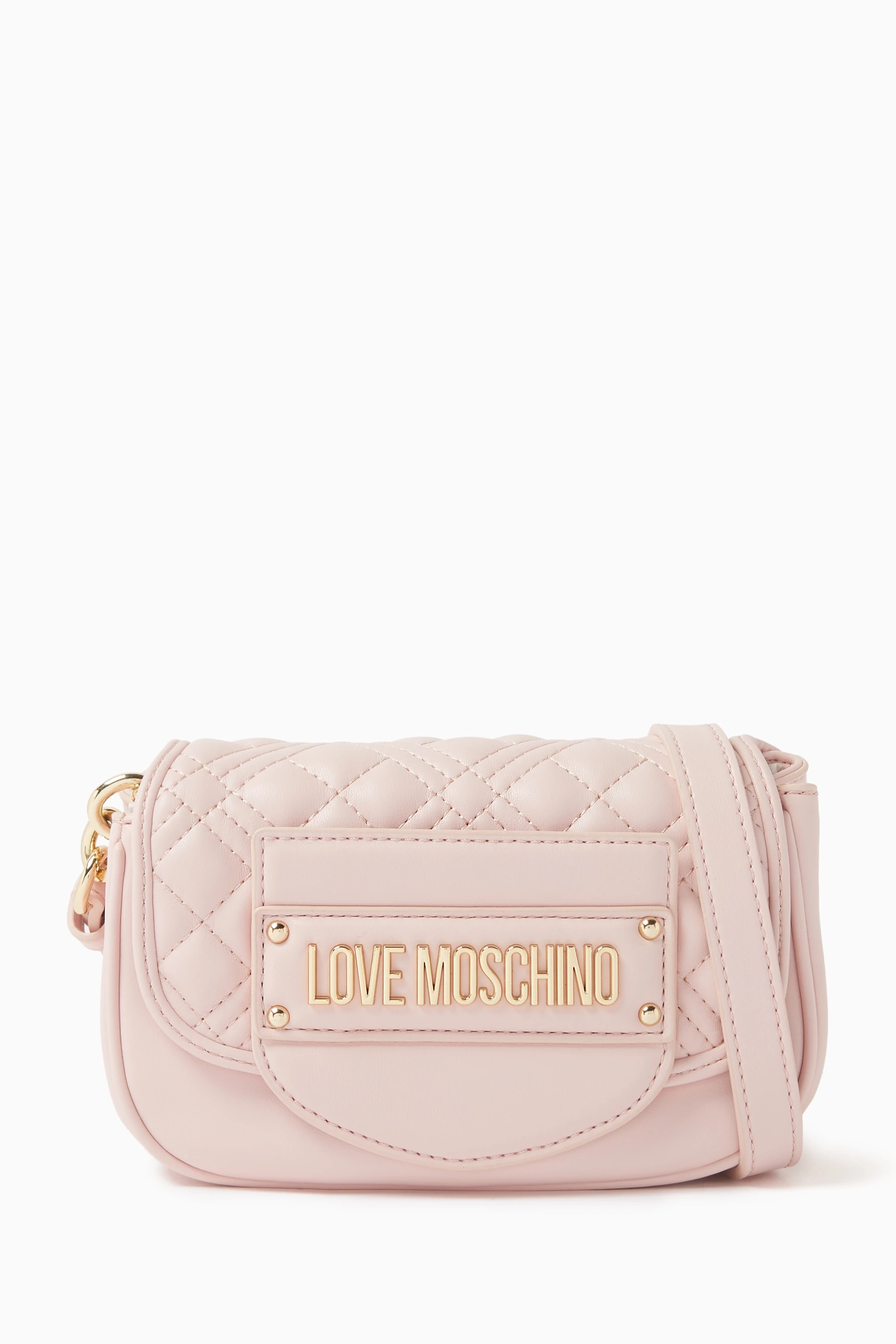 Love moschino top quilted crossbody bag