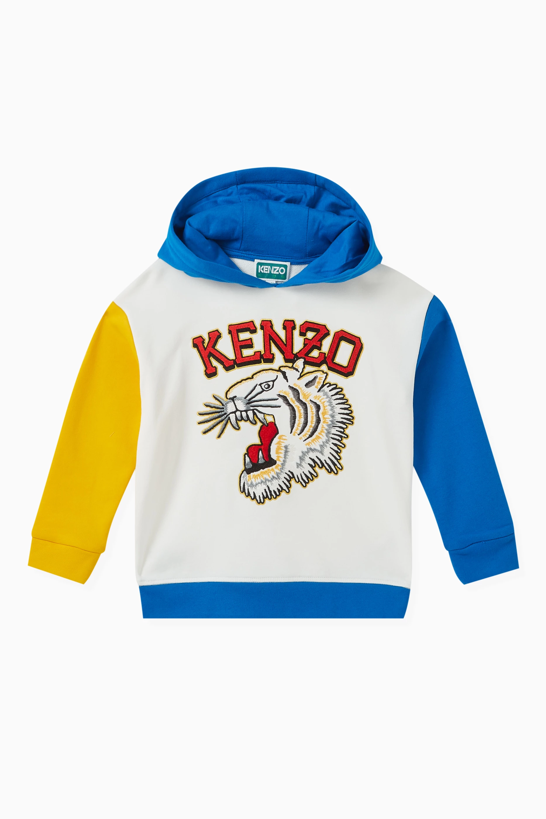 Yellow kenzo hoodie on sale