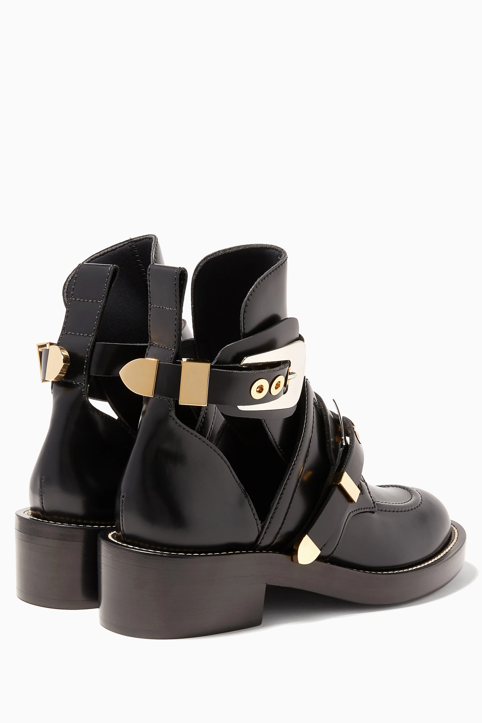 Buy Balenciaga Black Black Ceinture Ankle Boots for Women Online