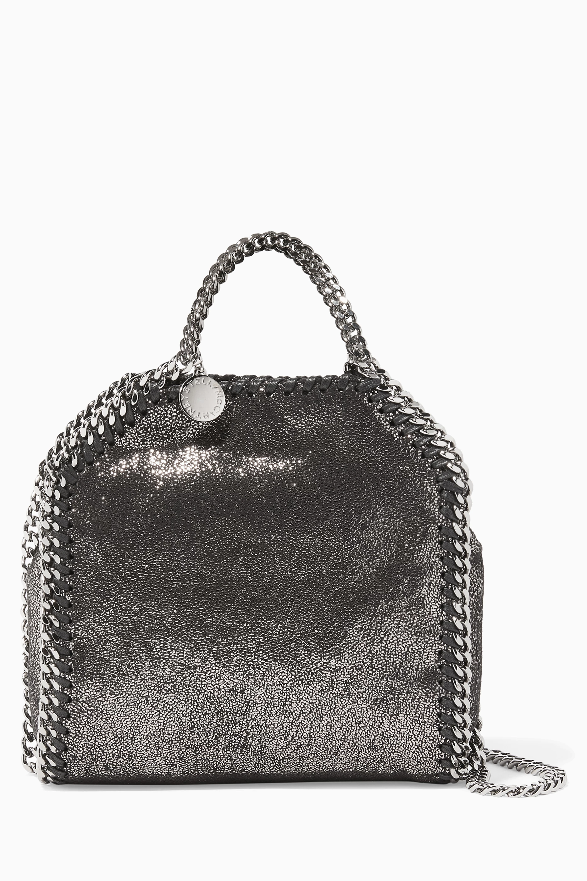 Buy Stella McCartney Grey Dark Grey Tiny Falabella Crossbody Bag for Women Online Ounass Kuwait