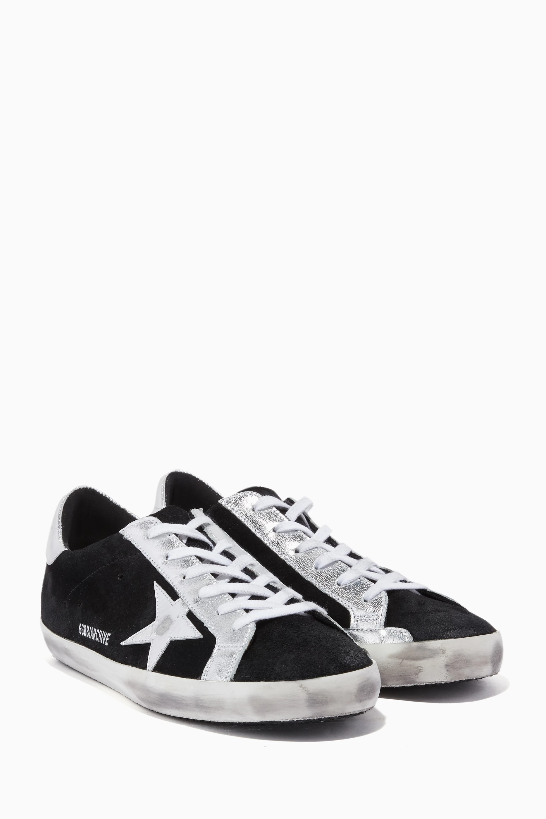 Golden goose silver and black online