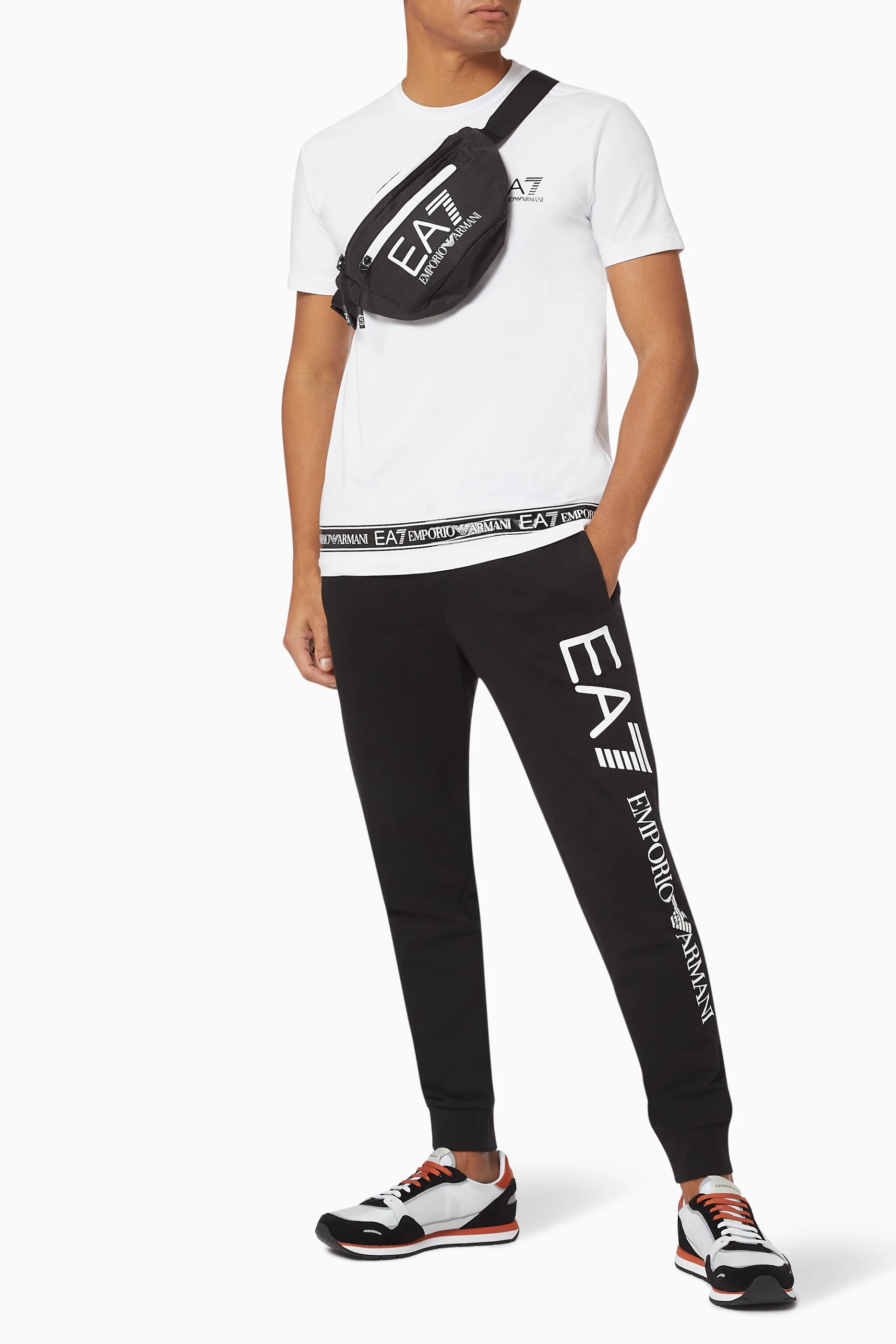 Emporio armani ea7 evo pique track pants sales