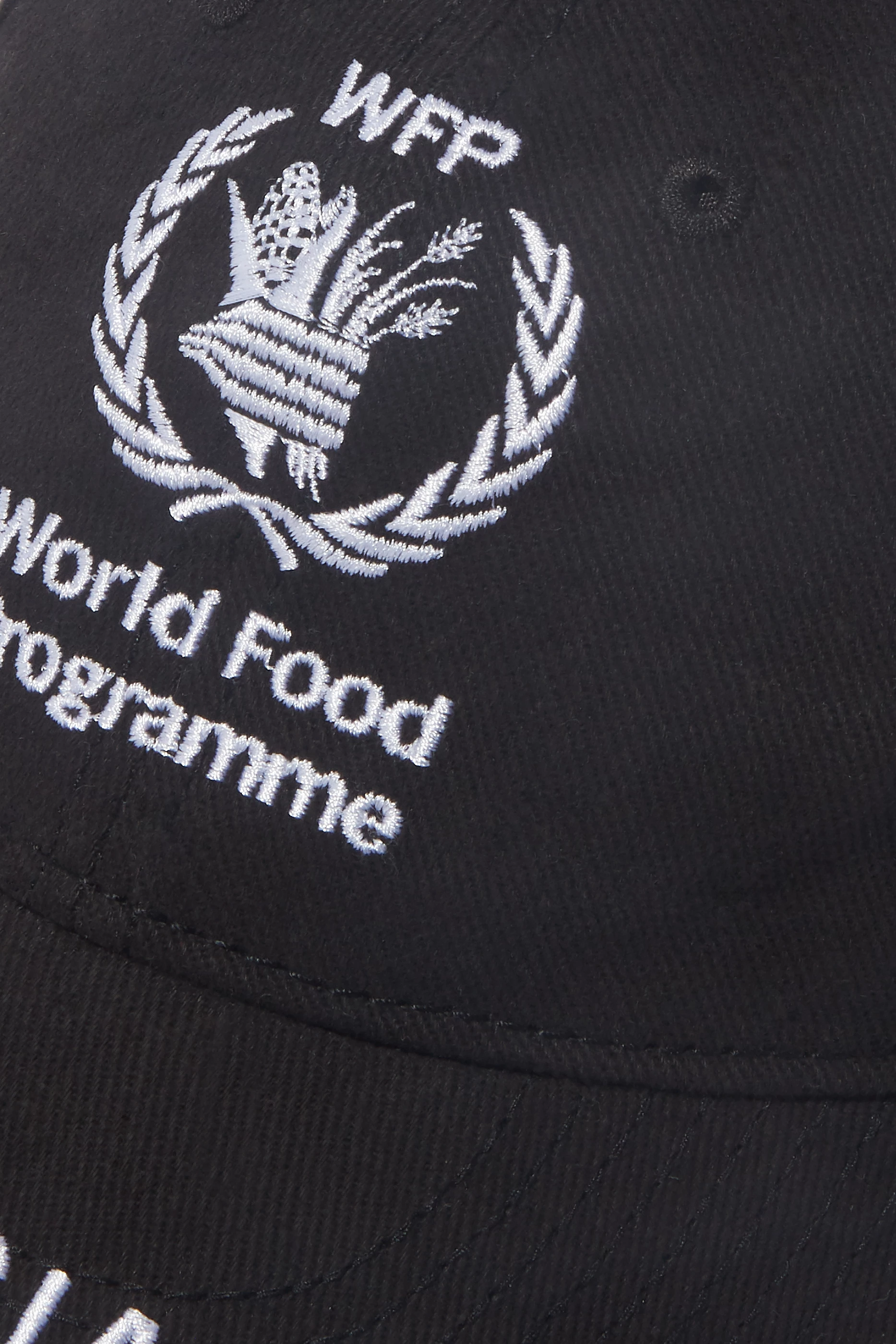 Buy Balenciaga Black Black World Food Programme Logo Cap for Women 