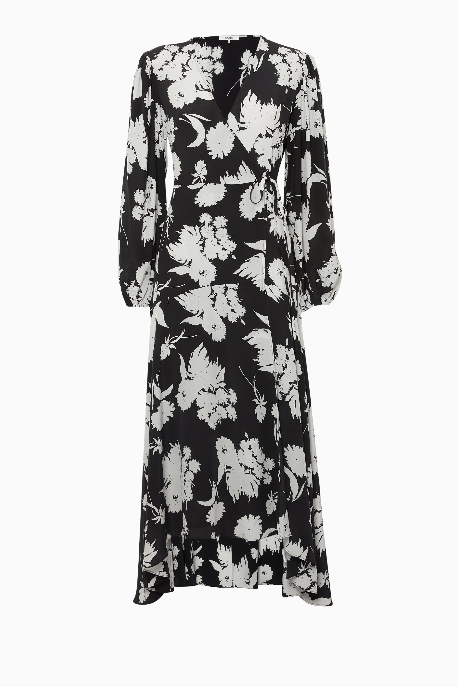 Ganni kochhar wrap dress new arrivals