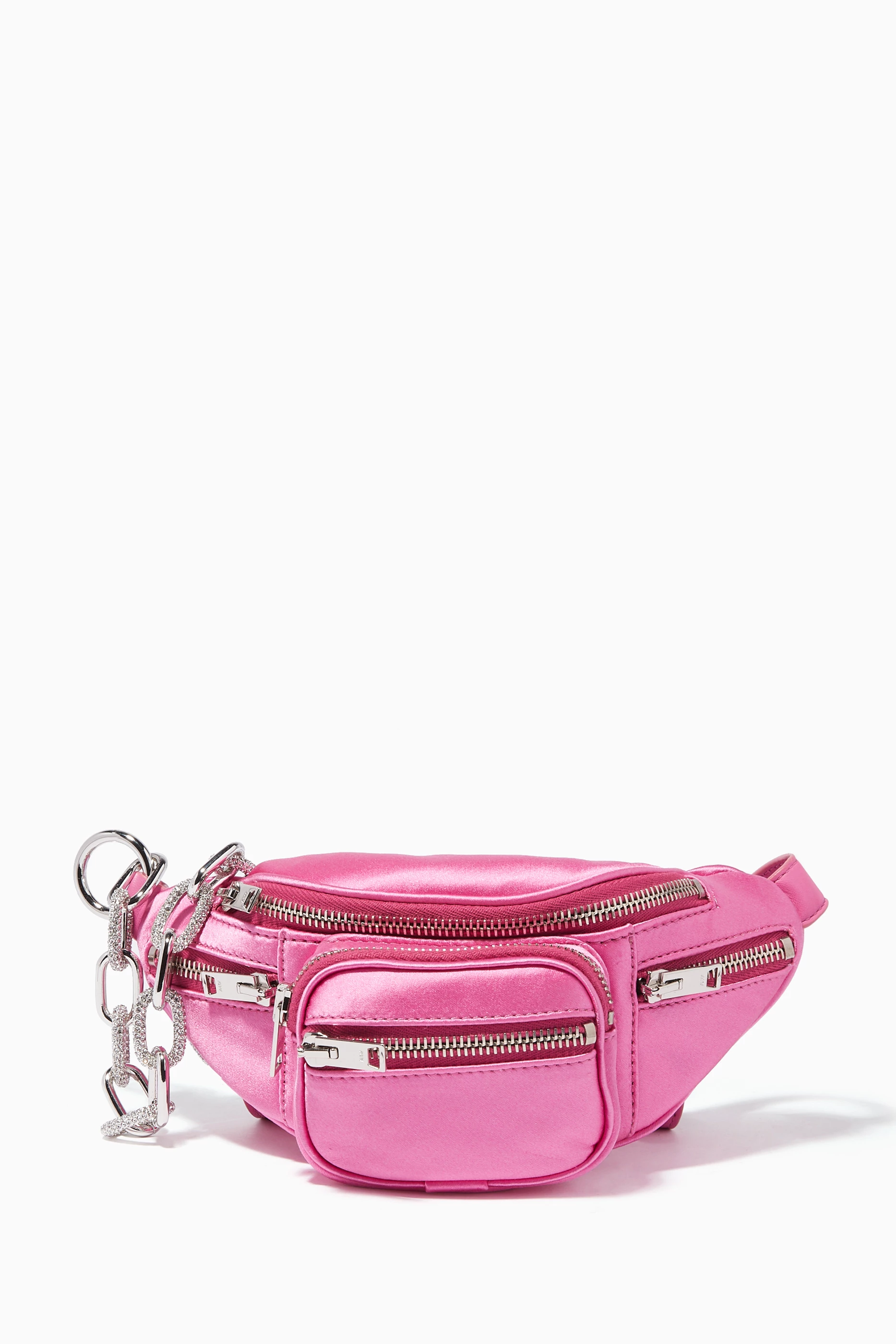 Buy Alexander Wang Pink Pink Mini Attica Satin Belt Bag for Women Online |  Ounass Kuwait