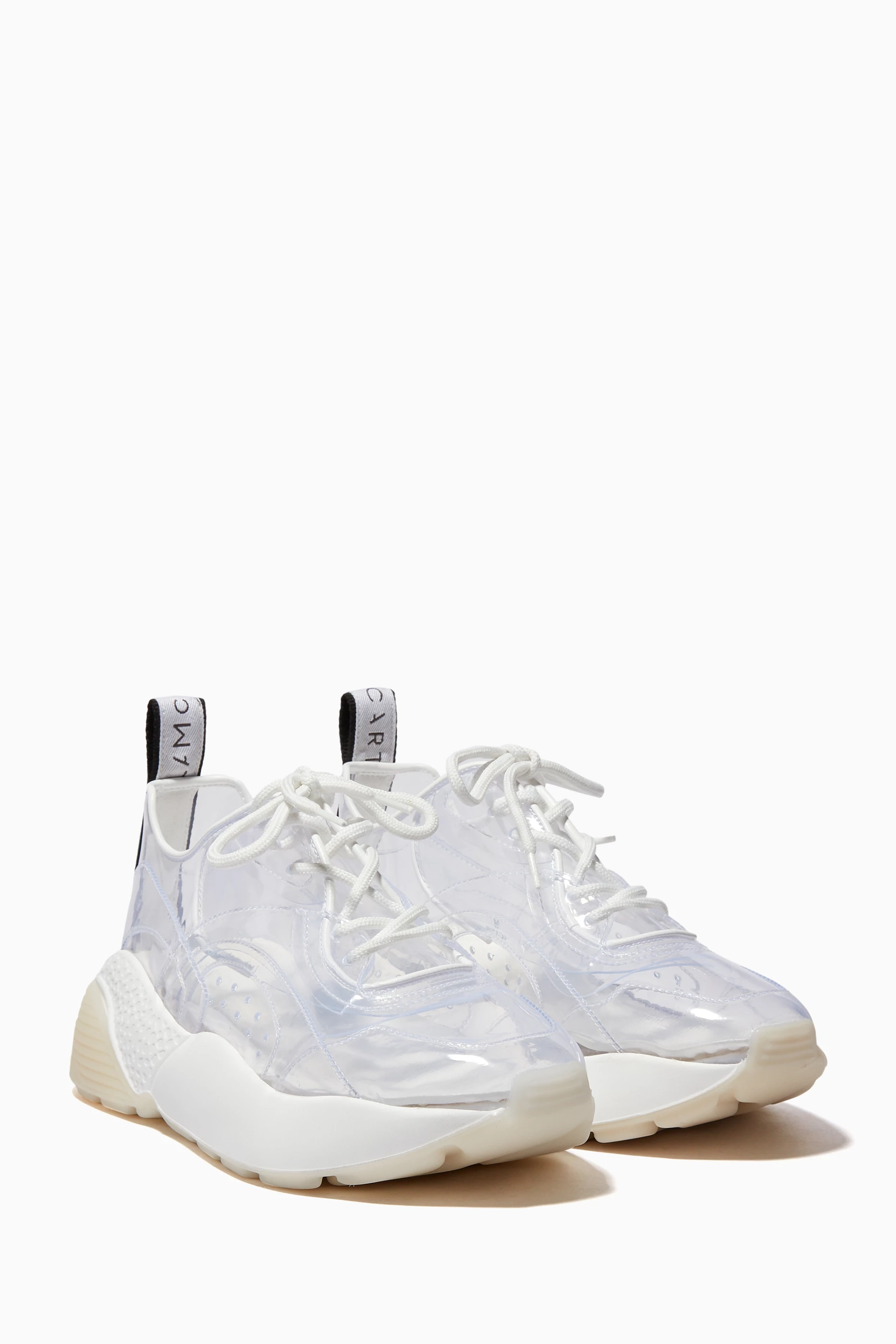 Buy Stella McCartney White Transparent Eclypse Runner Sneakers for Women Online Ounass Kuwait