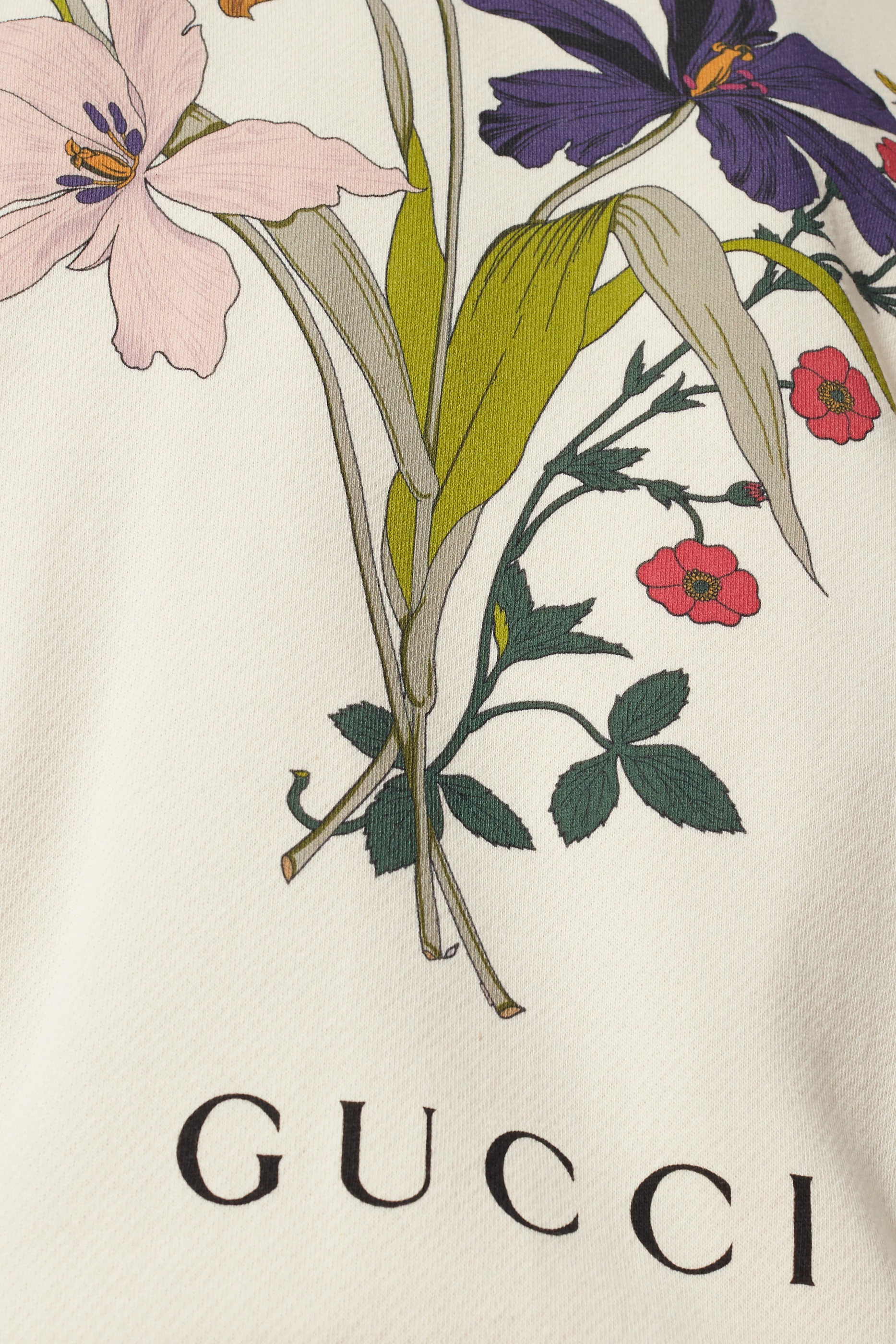 Buy Gucci Neutral Off-White Oversized Chateau Marmont Sweatshirt