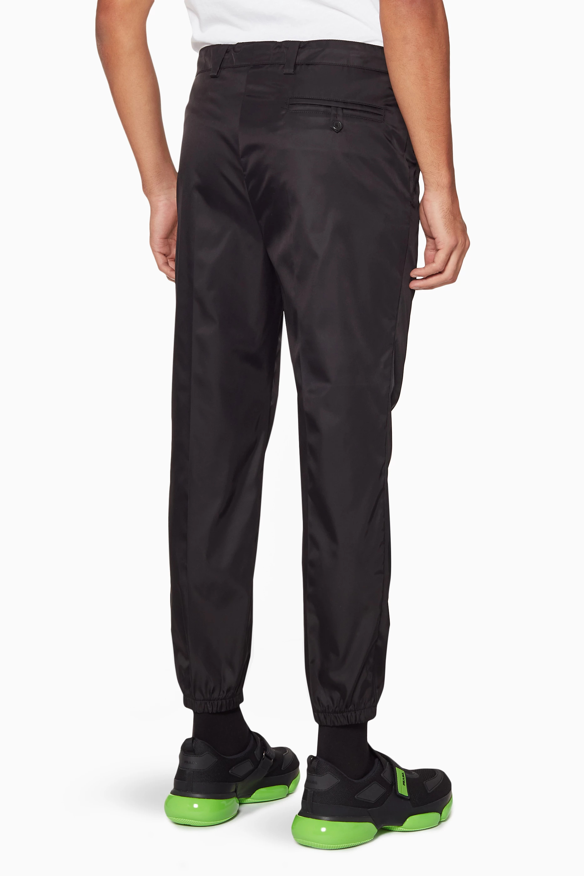 Deals Prada Prada Nylon Pants Mens Buy Prada Black Black Nylon