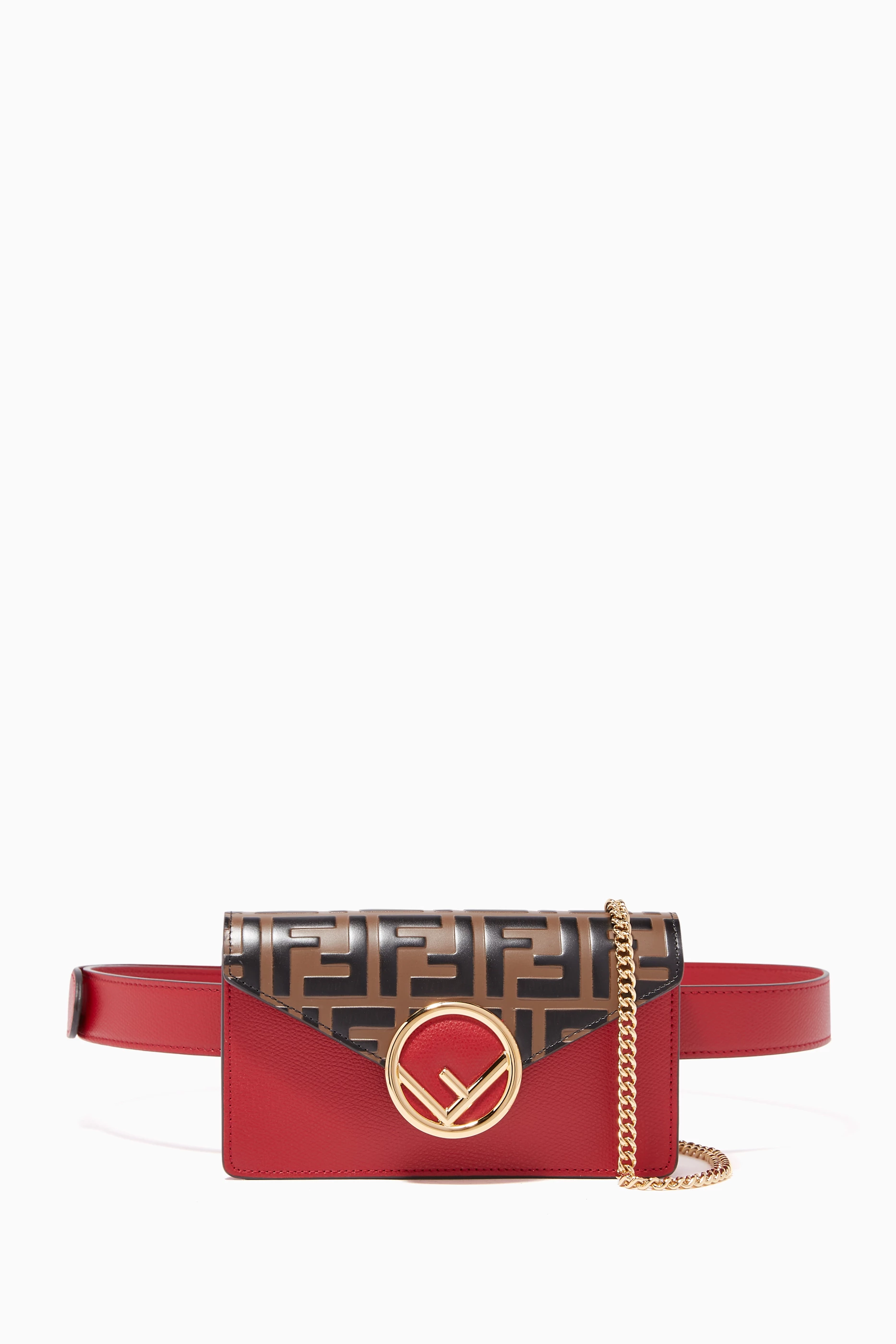 Fendi red belt bag online
