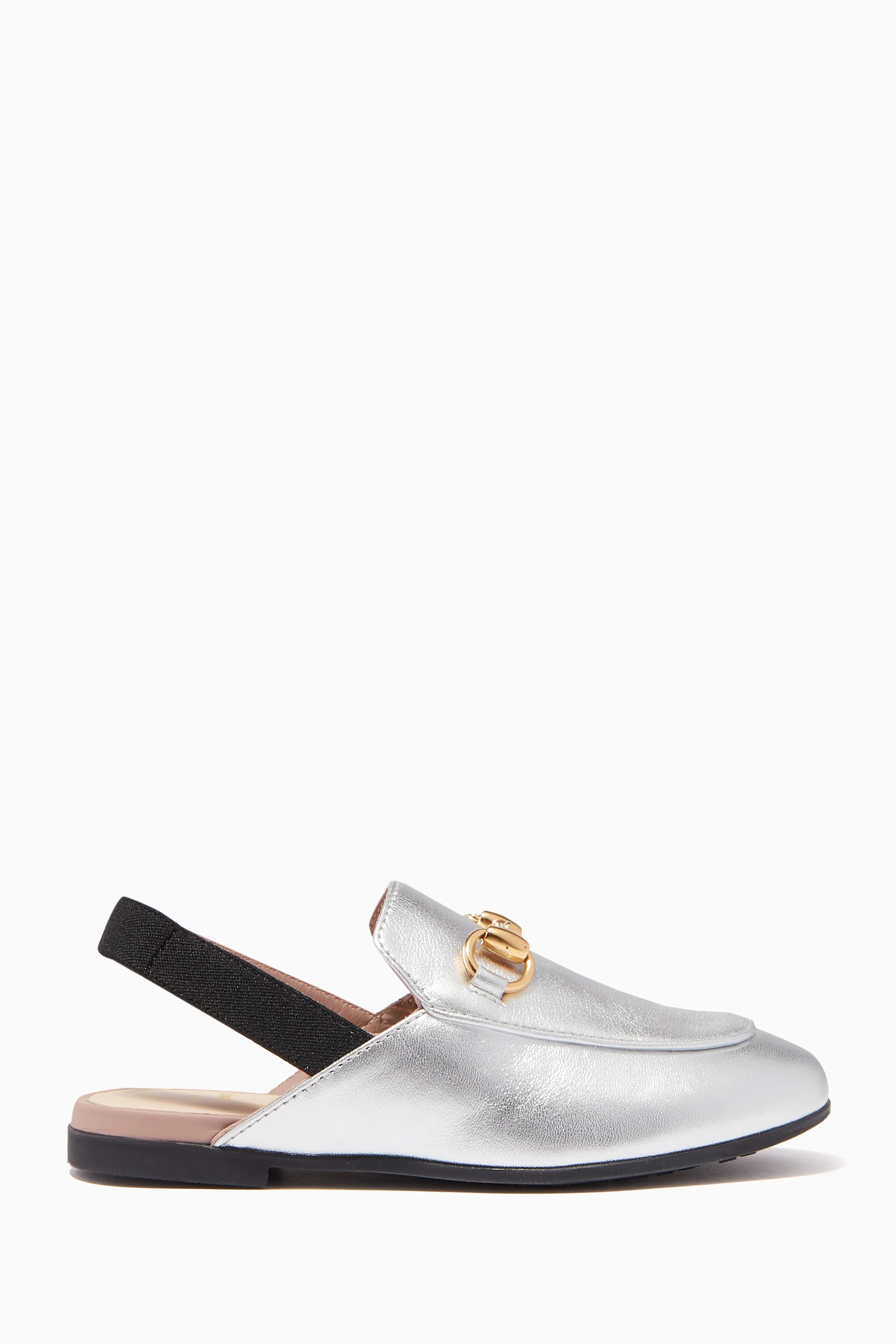 Silver gucci mules online