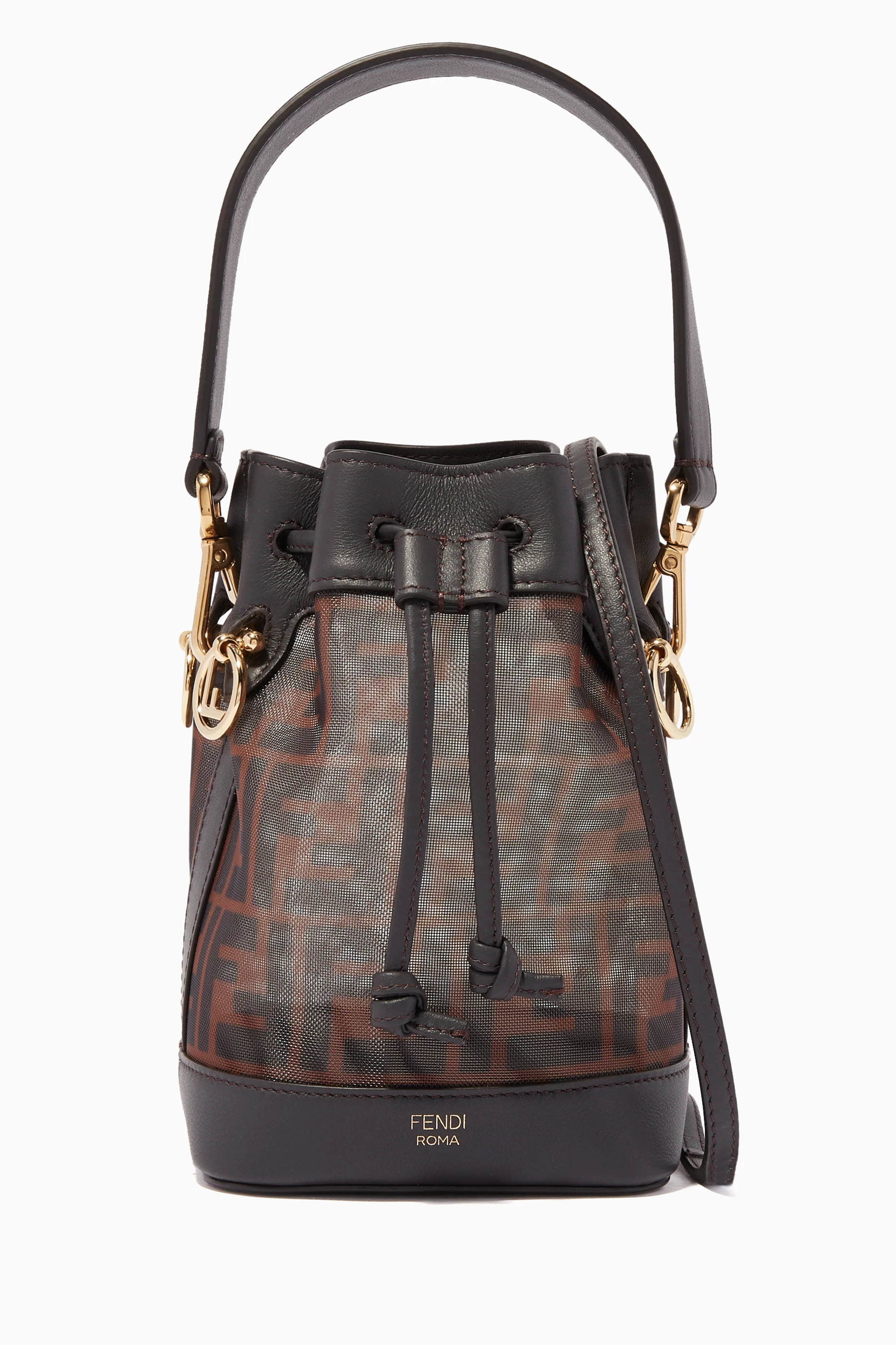 Fendi mesh bucket bag sale