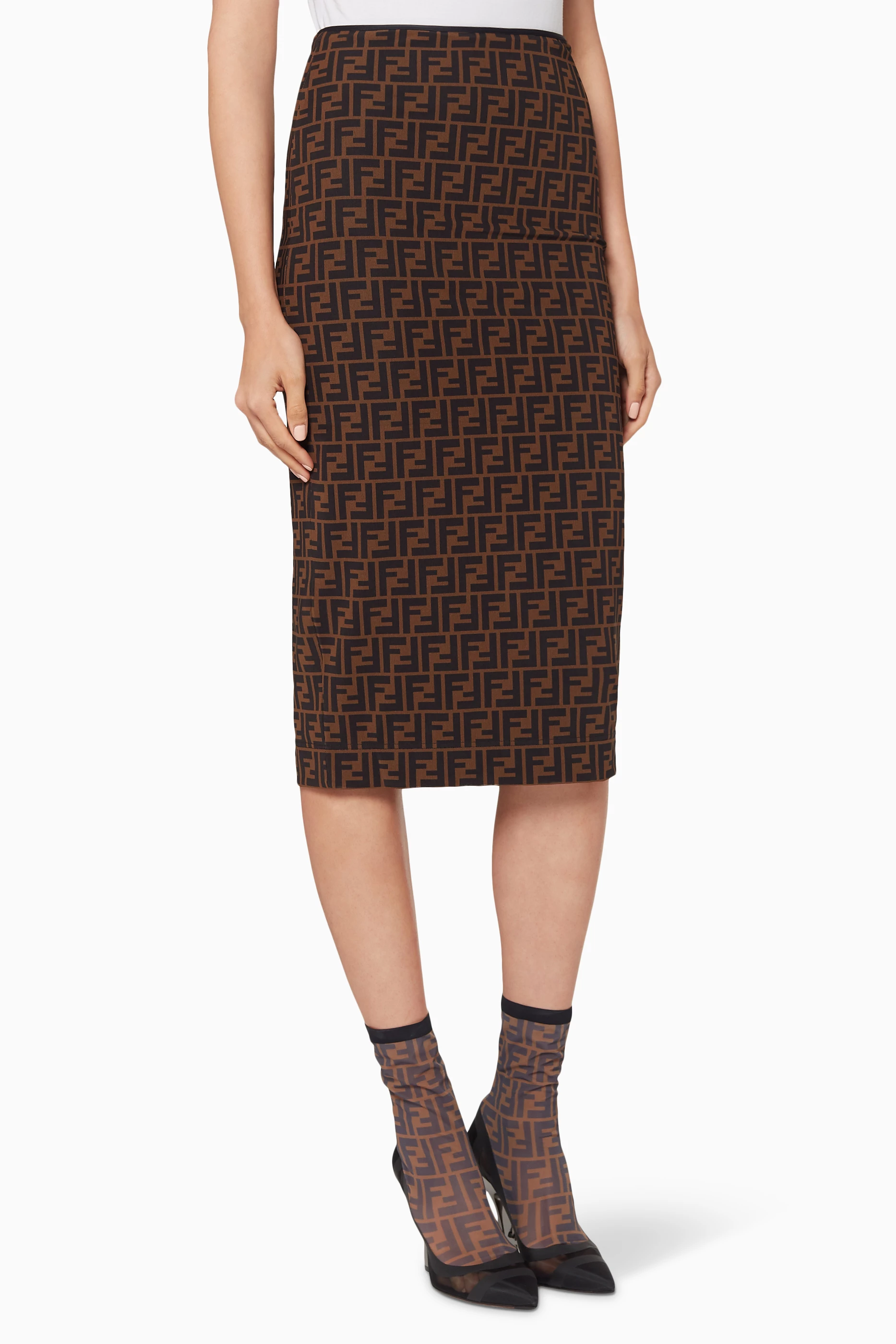 Fendi skirt logo store