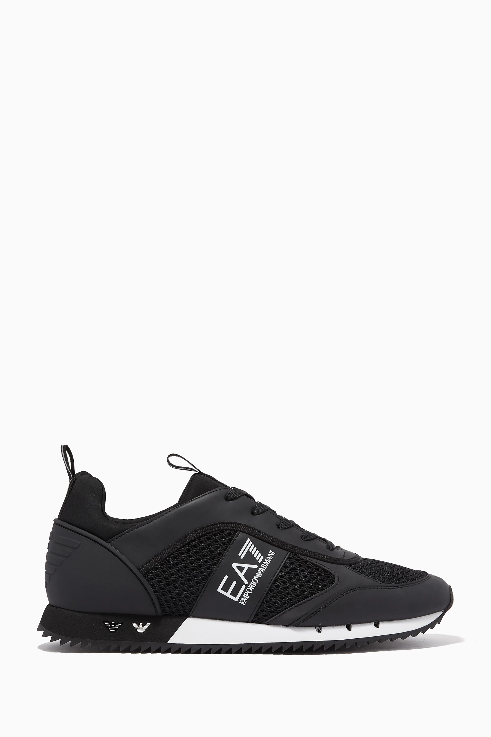 Ea7 shoes black hot sale
