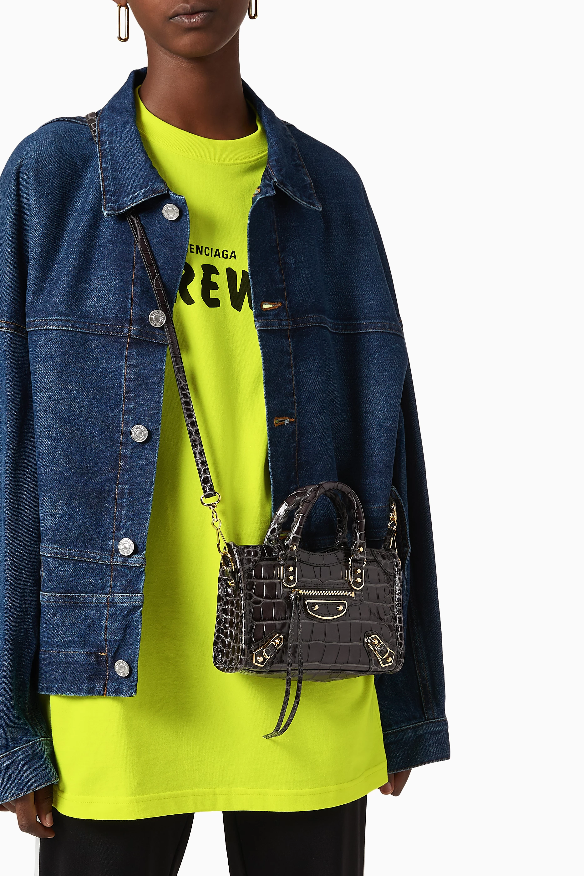 Balenciaga nano city bag top