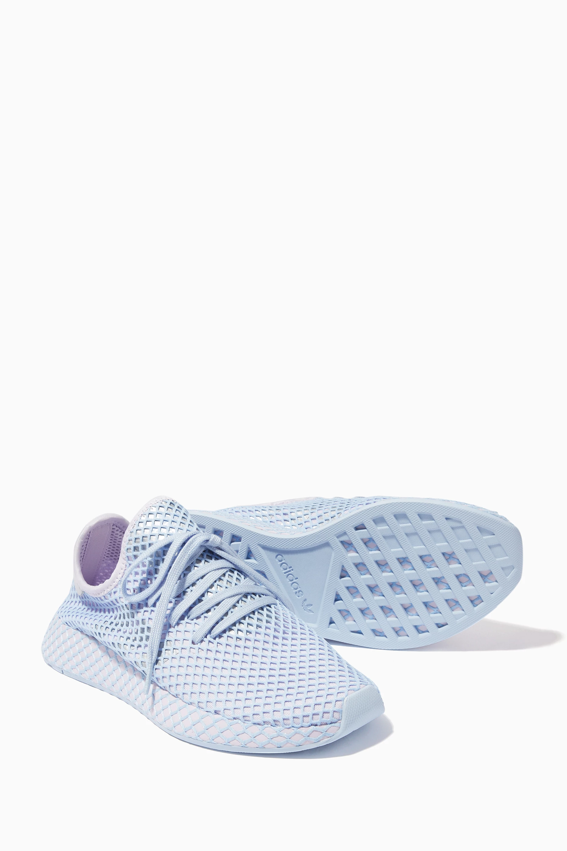 Buy adidas White Deerupt Mesh Runner Sneakers for Women Online Ounass Kuwait