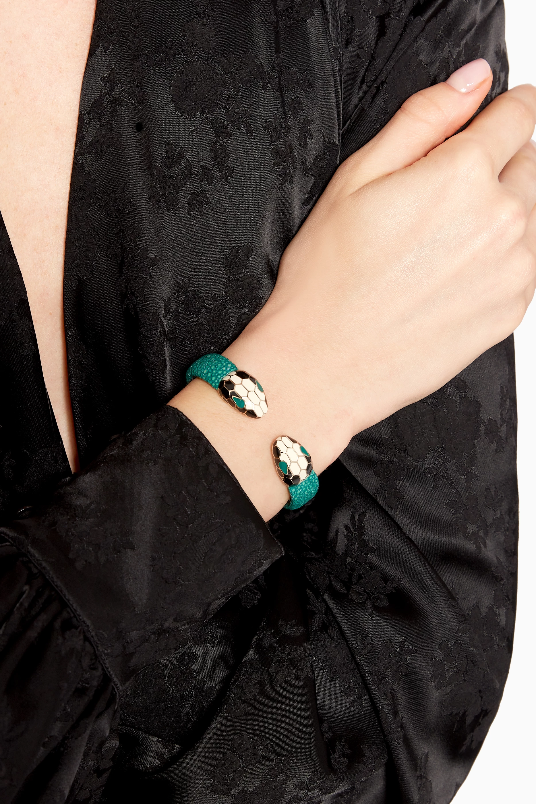 Buy BVLGARI Green Serpenti Forever Bracelet for Women Online Ounass Kuwait