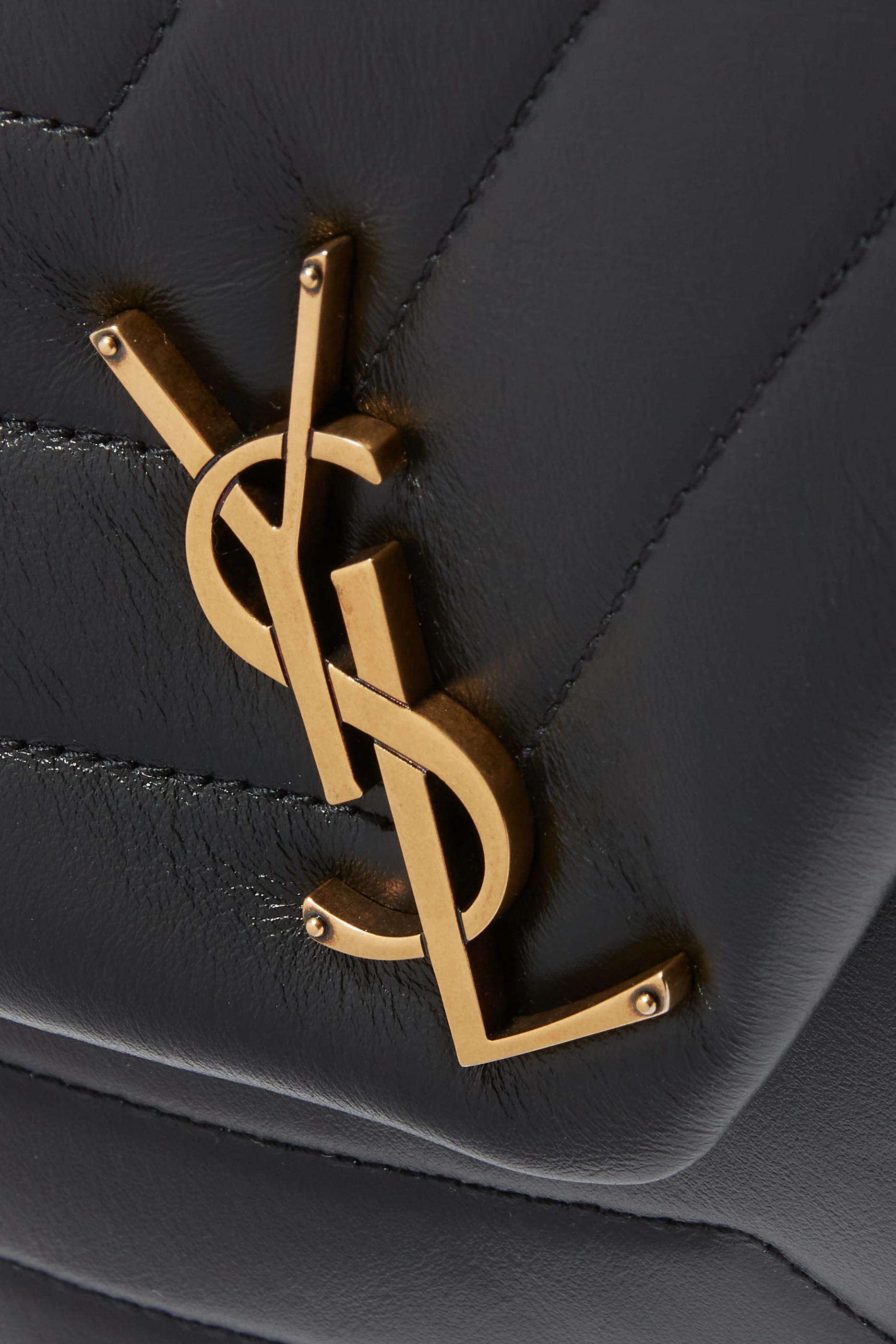 Buy SAINT LAURENT Black Small Loulou Bag in Y Matelasse Leather for Women Online Ounass Kuwait