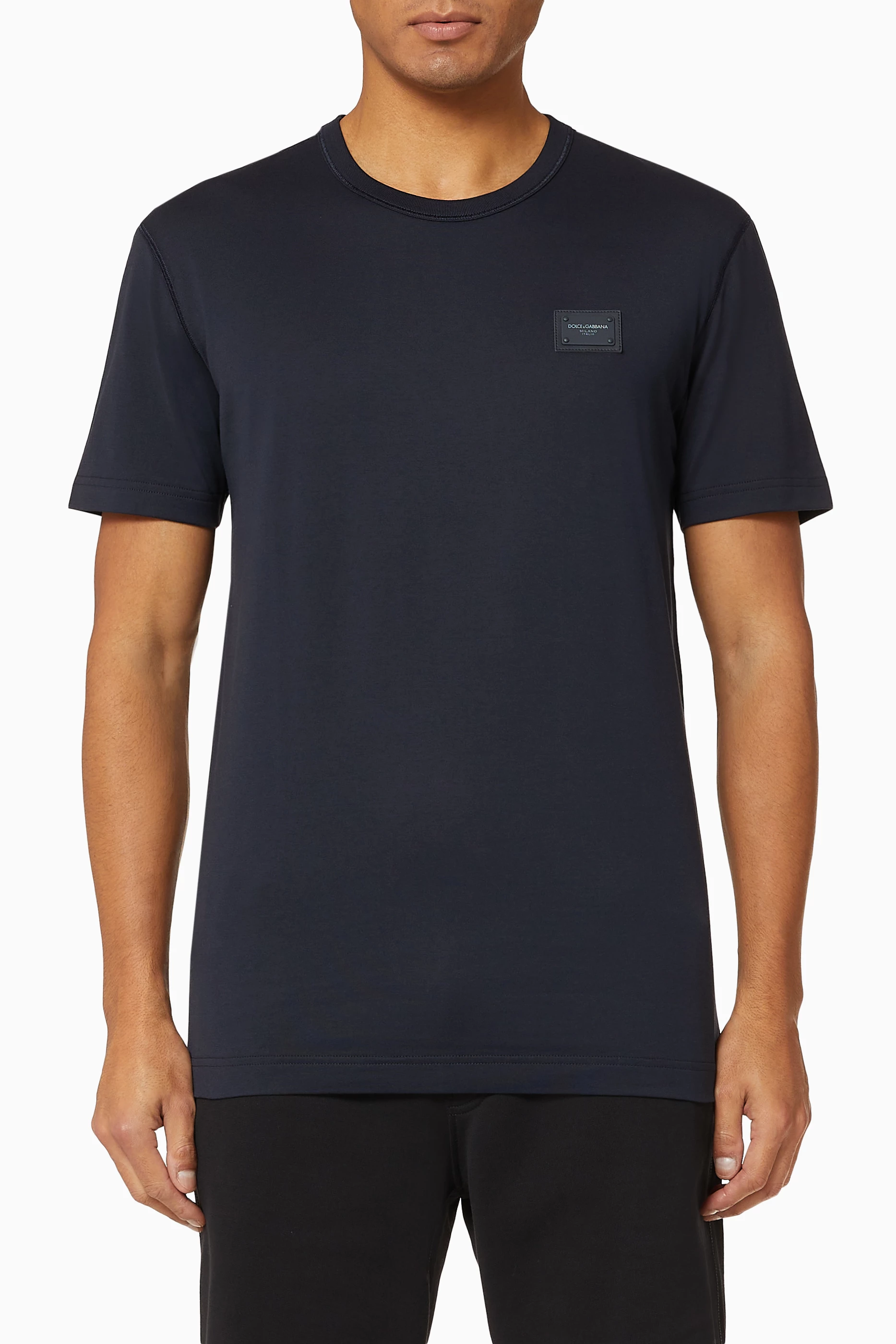 T shirt dolce gabbana homme plaque outlet