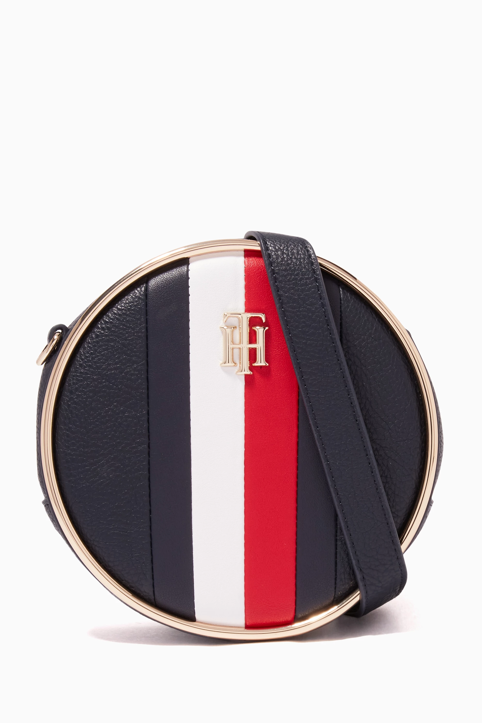 Buy Tommy Hilfiger Blue Statement Circle Crossover Bag for Women Online Ounass Kuwait