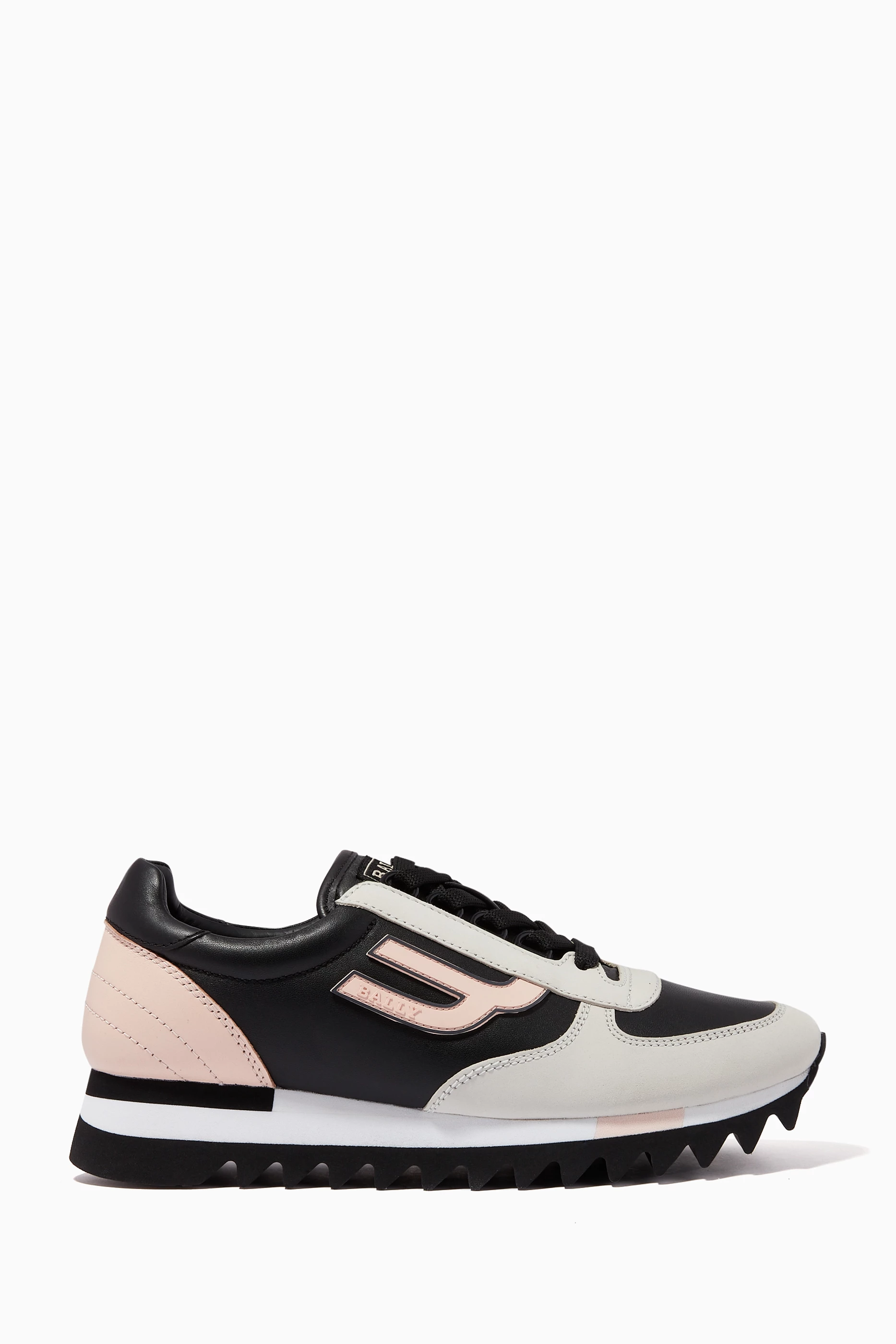 Buy Bally Black Gavinia Sneakers in Leather for Women Online