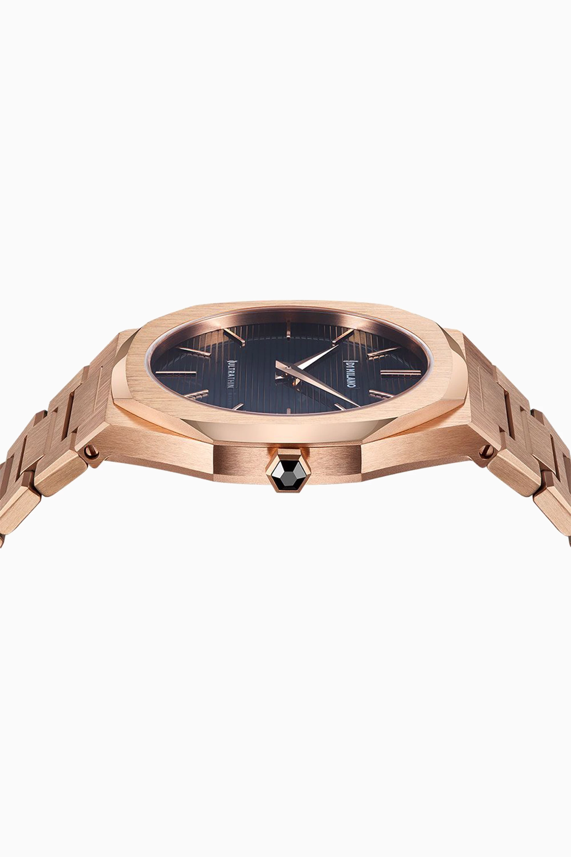 Buy D1 Milano Gold Ultra Thin Bracelet Rose Gold Watch 40mm for Men Online Ounass Kuwait
