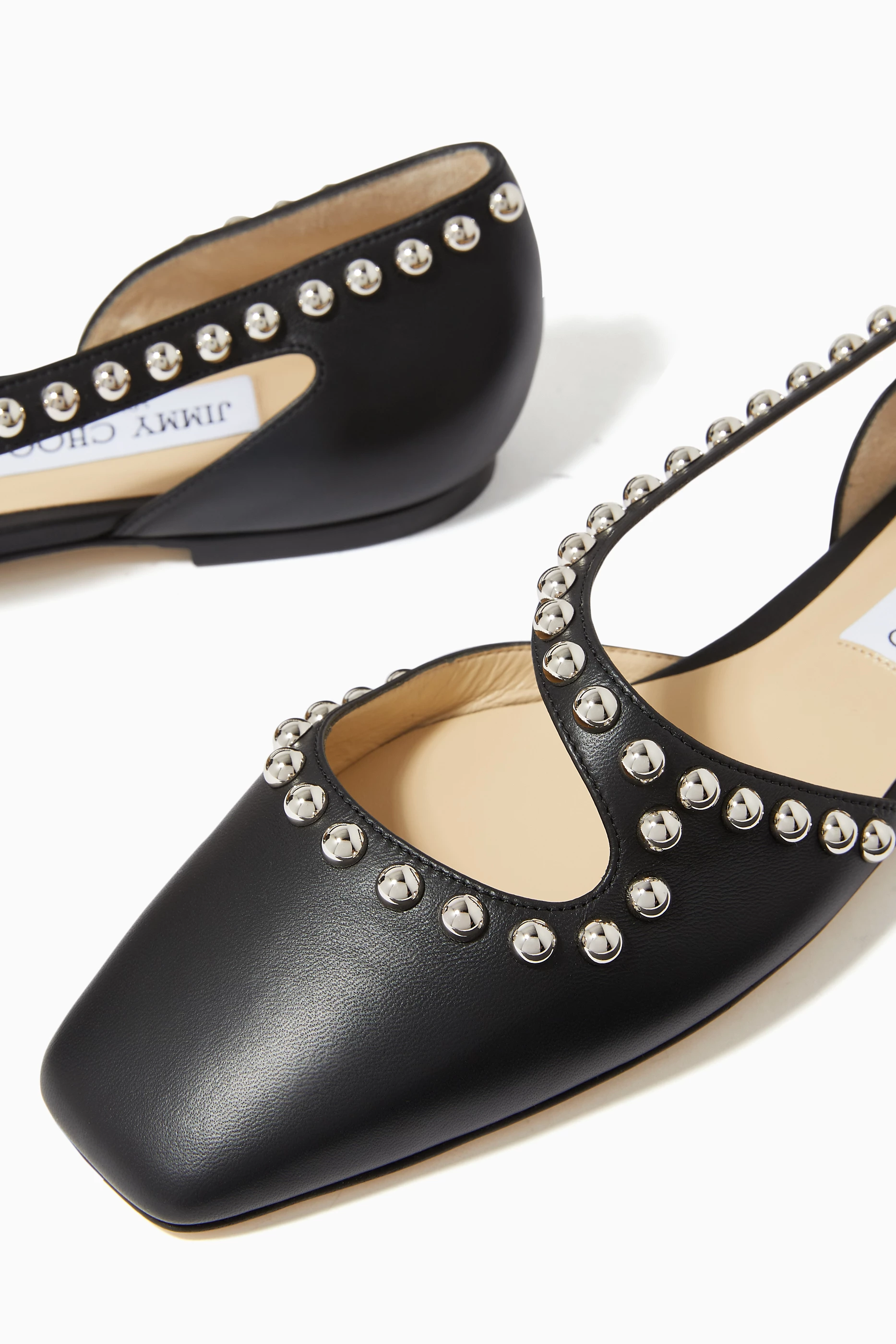 靴 JIMMY CHOO LEEMA FLAT Leema Flat Shoes Jimmy Choo Leema Buy Jimmy Choo Black Joezie