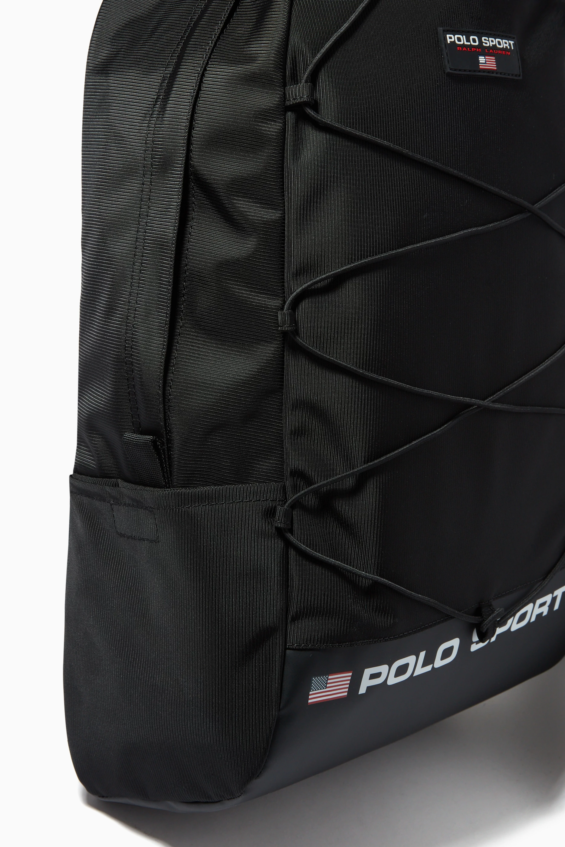 Buy Polo Ralph Lauren Black Polo Sport Backpack in Nylon for Men 