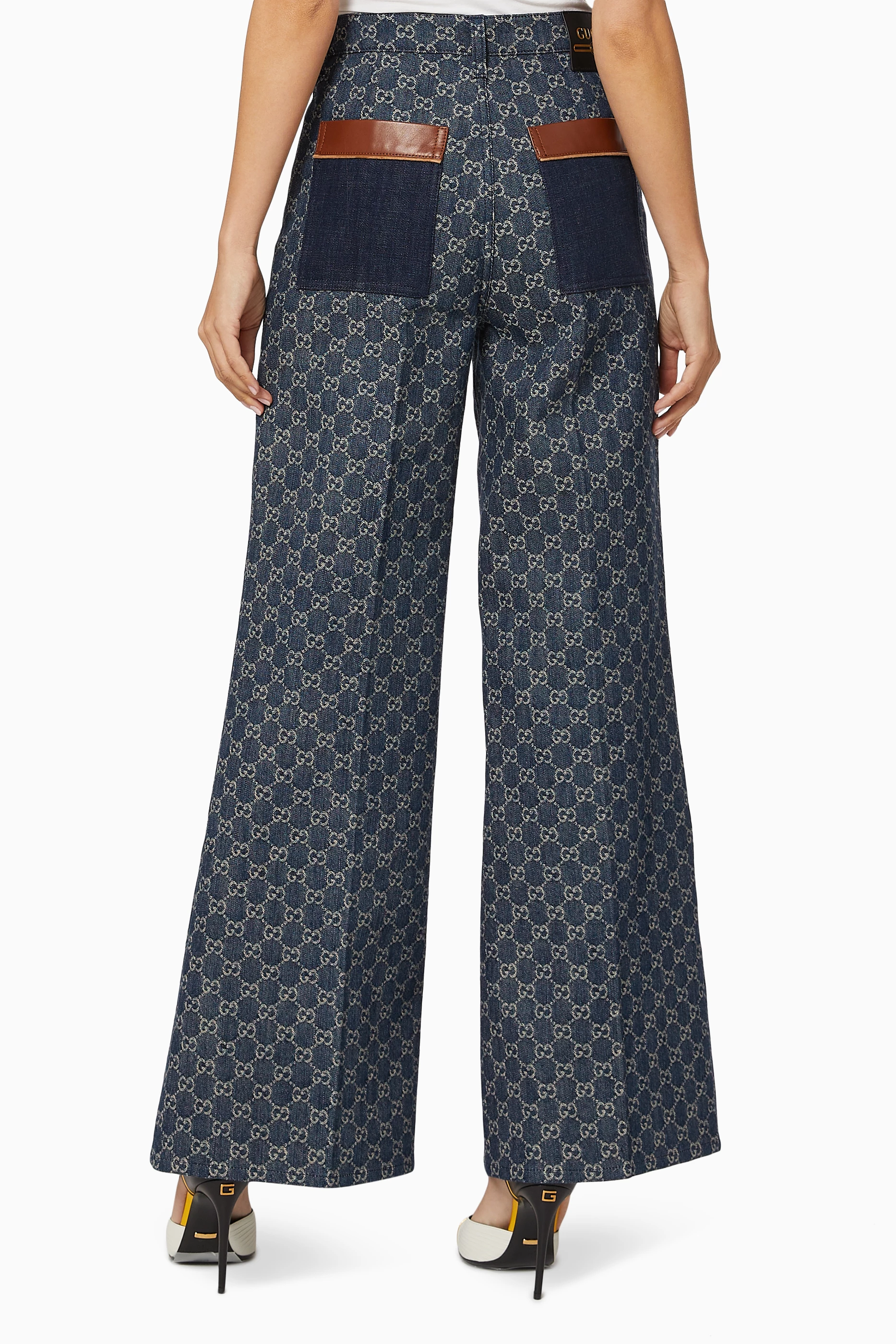 Gucci Eco Washed GG Denim Pants 34 47722965 | eBay