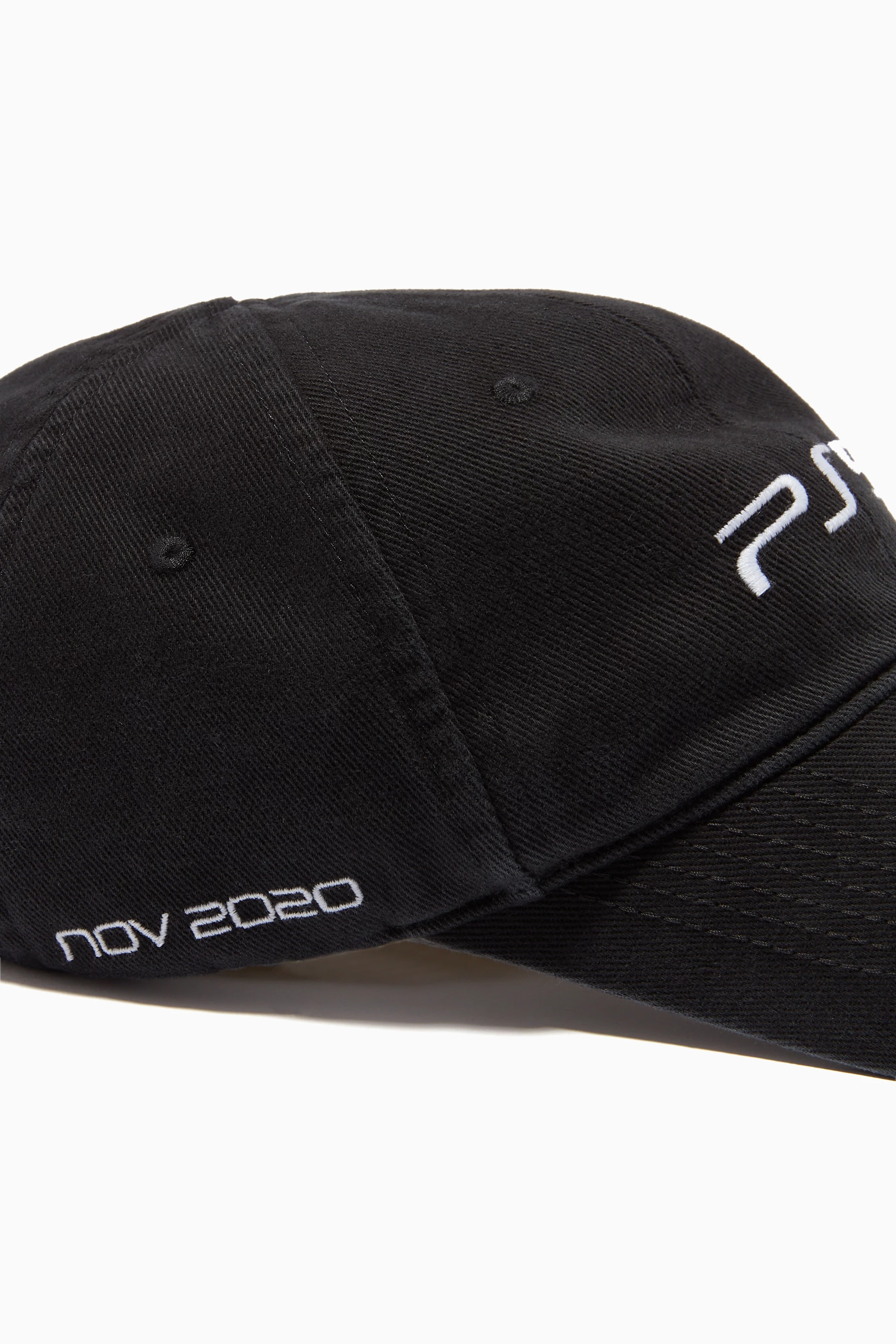 Buy Balenciaga Black Ps5 Cap in Cotton for UNISEX Online | Ounass