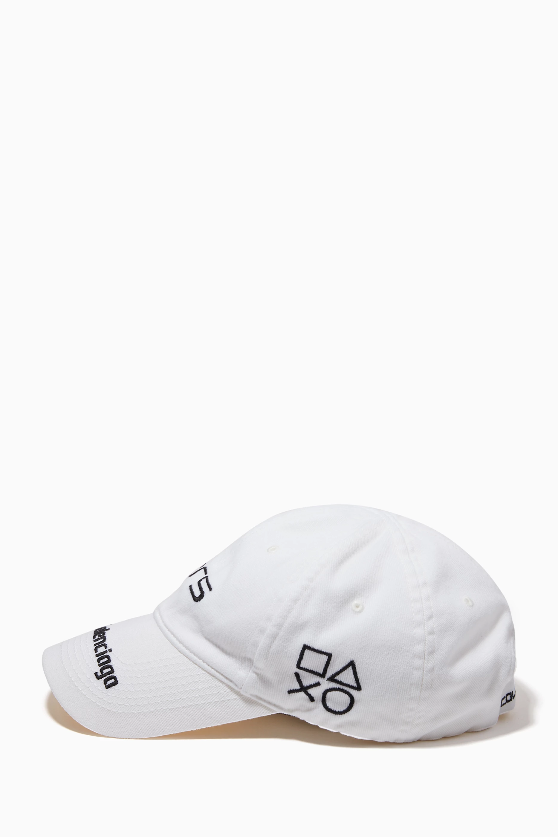 PS5 × balenciaga コラボキャップ ホワイト L BALENCIAGA - 新品 BALENCIAGA PS5 コラボキャップの通販 by