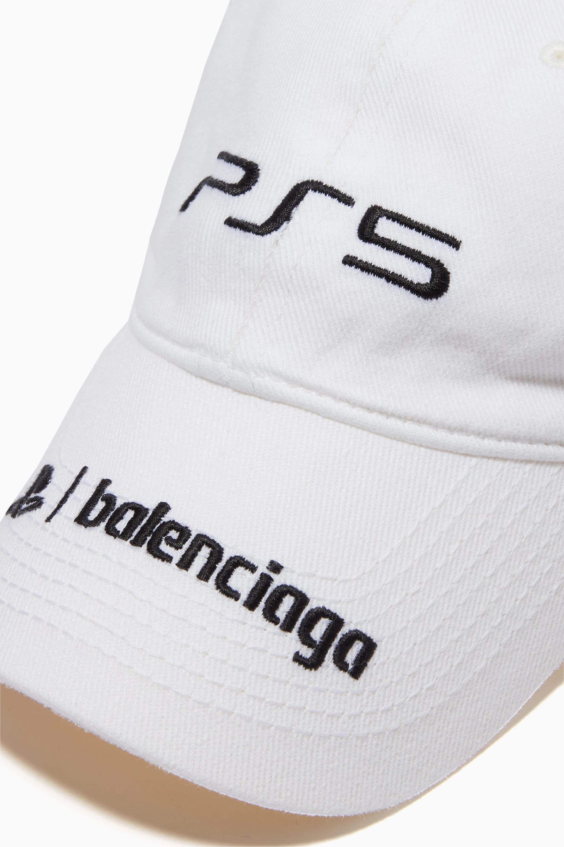 Buy Balenciaga White Ps5 Cap in Cotton for Men Online | Ounass Kuwait