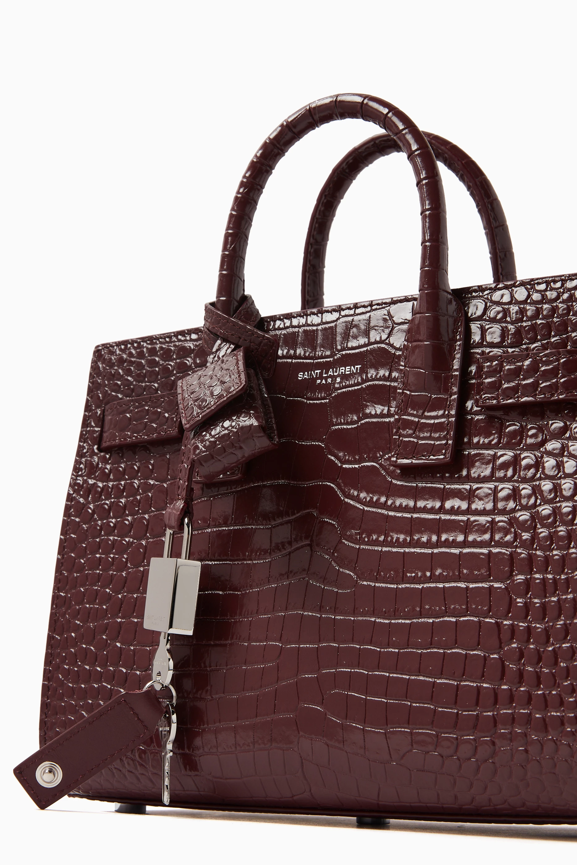 Classic sac de jour nano in grain de poudre embossed leather sales