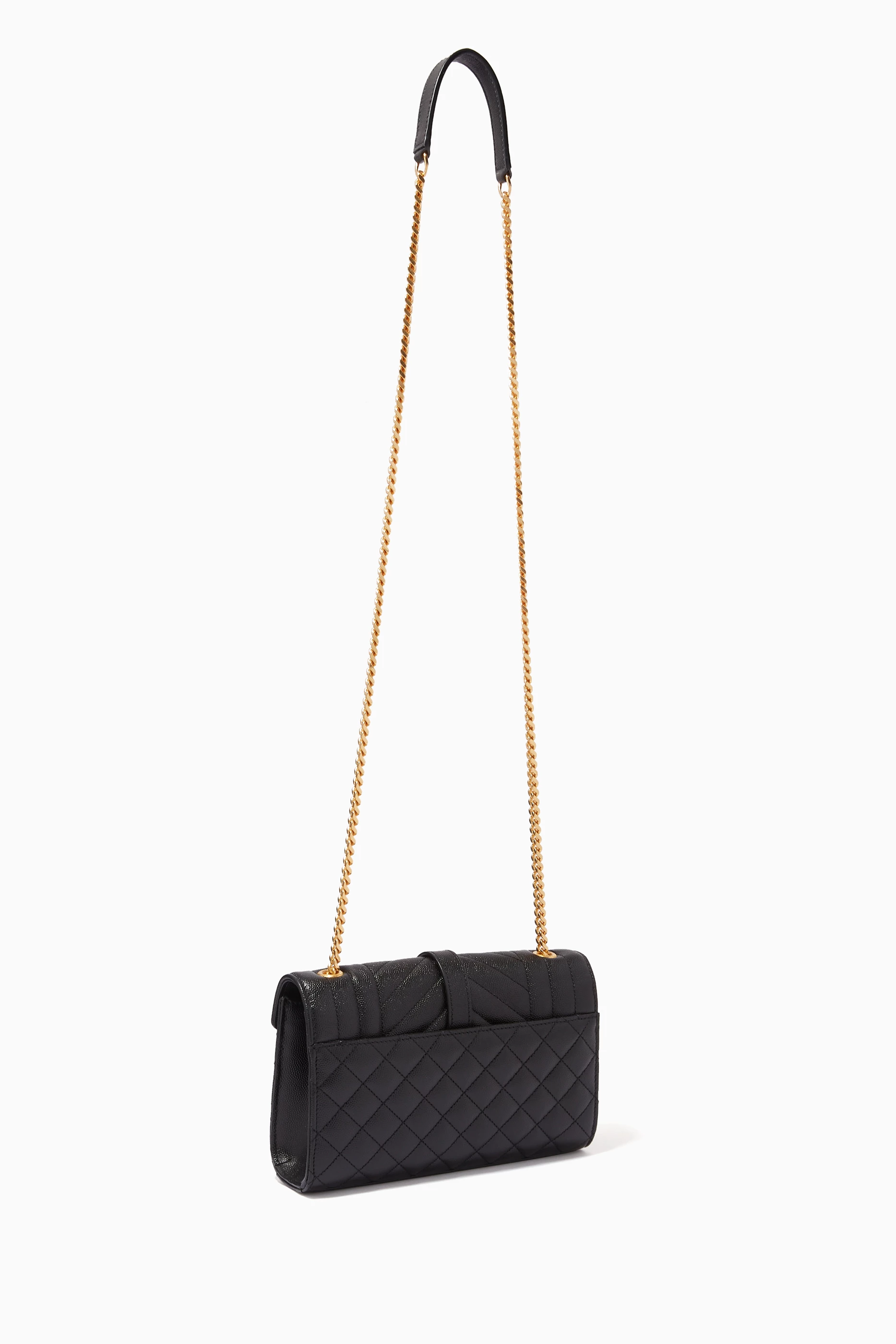 Monogram ysl envelope small chain shoulder bag hot sale