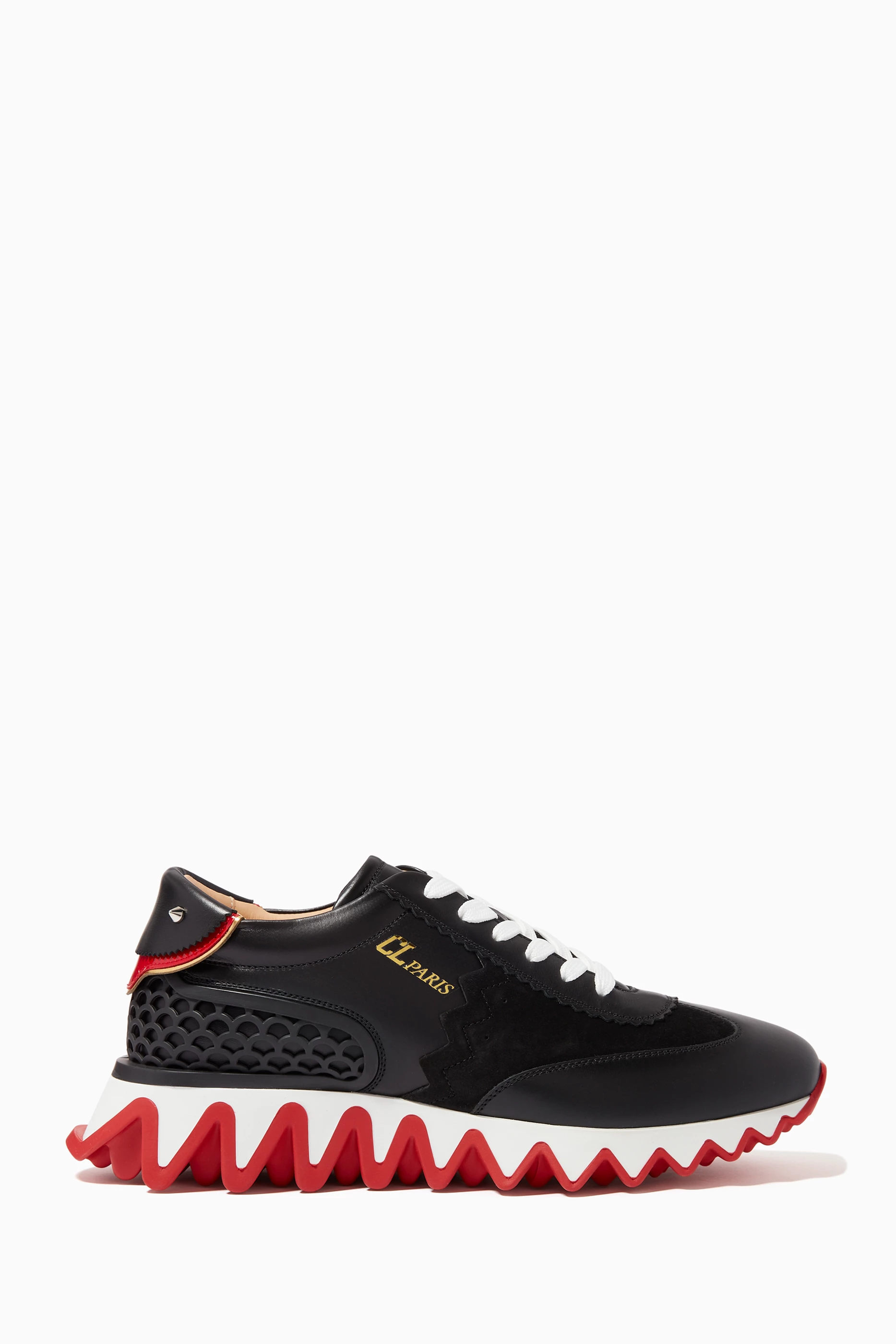 Buy Christian Louboutin Multicolour Loubishark Donna Sneakers in