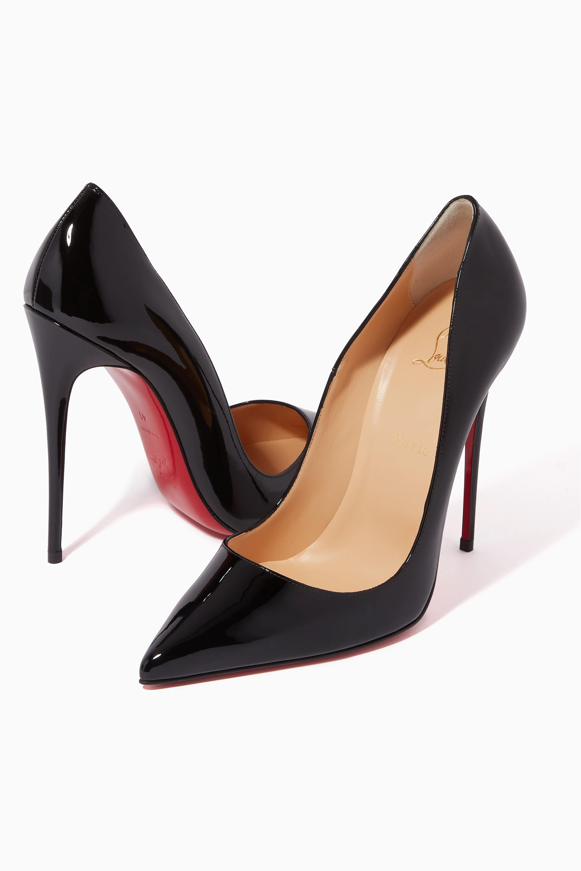 Buy Christian Louboutin Black So Kate 120 Pumps in Patent leather for Women Online Ounass Kuwait