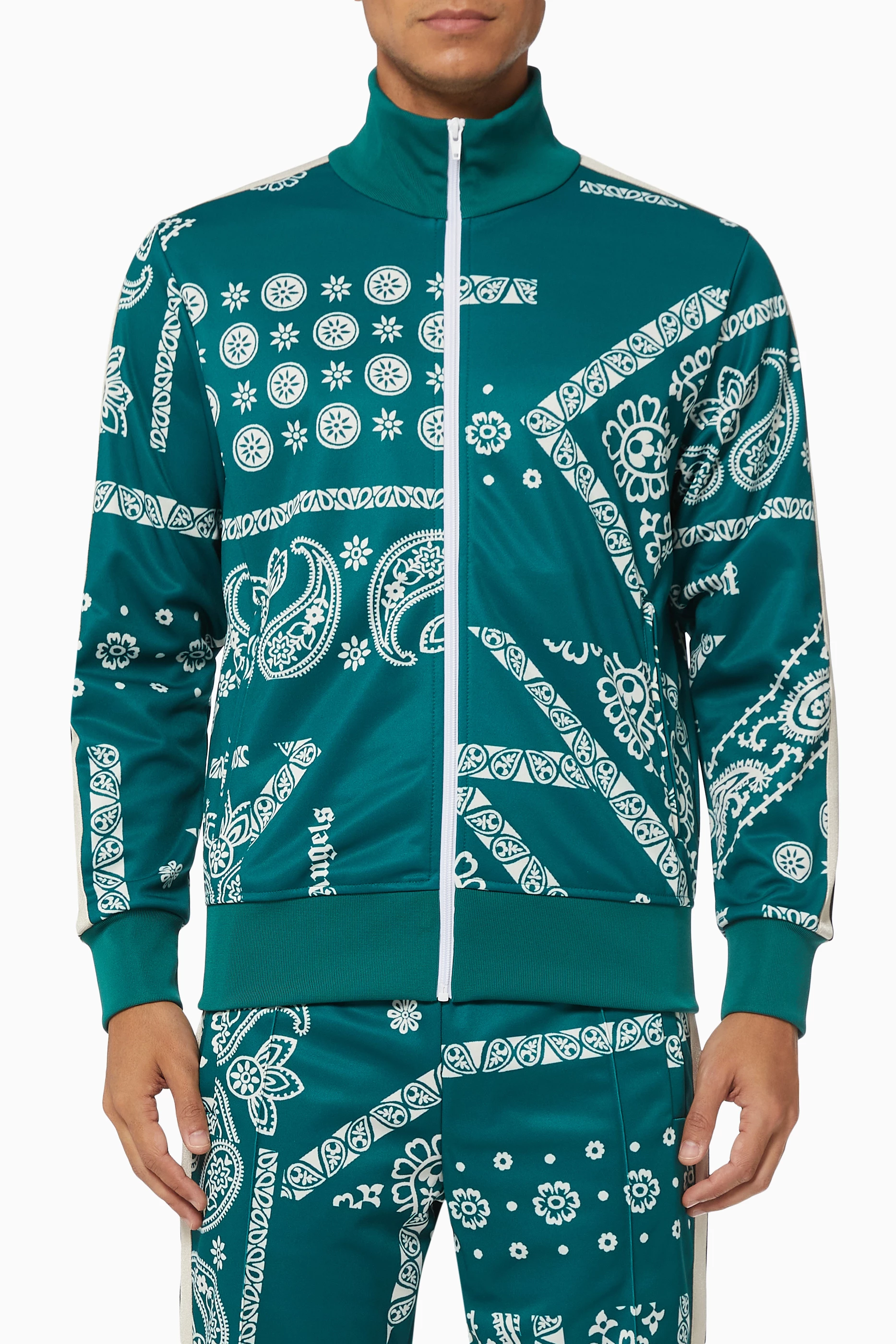 Palm angels bandana track jacket hotsell